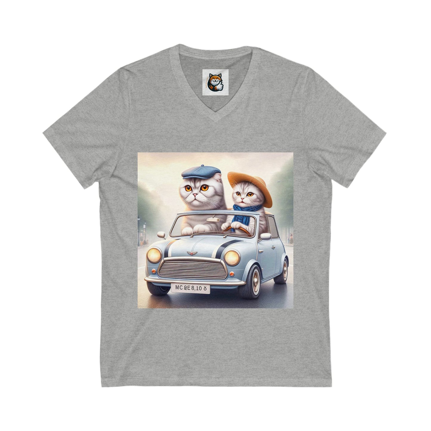 Scottish Fold Cat fun couple driving