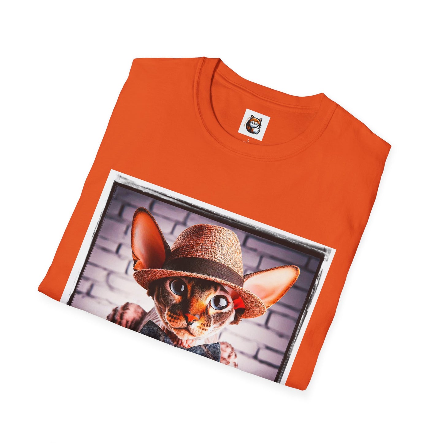 Cornish Rex Cat bow tie and hat T-Shirt