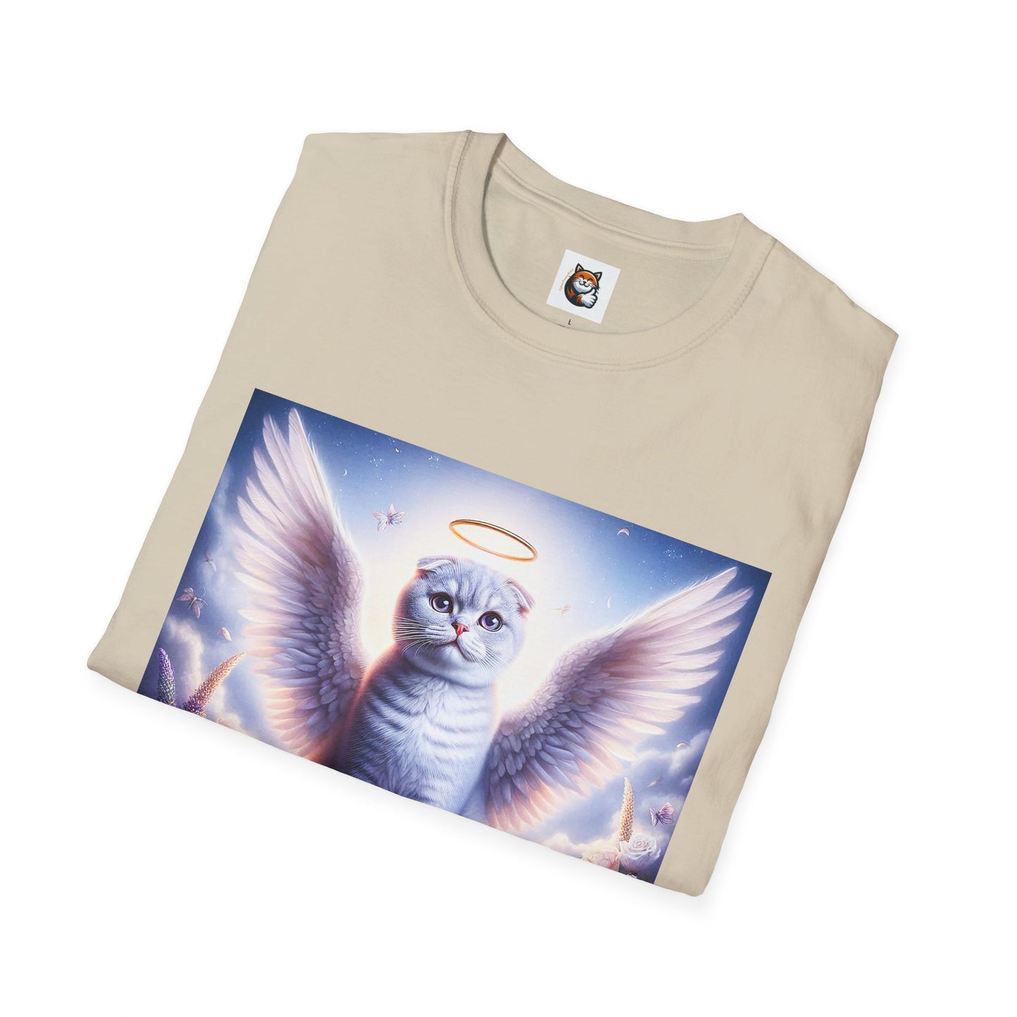 Scottish Fold Cat heavenly Angel T-Shirt