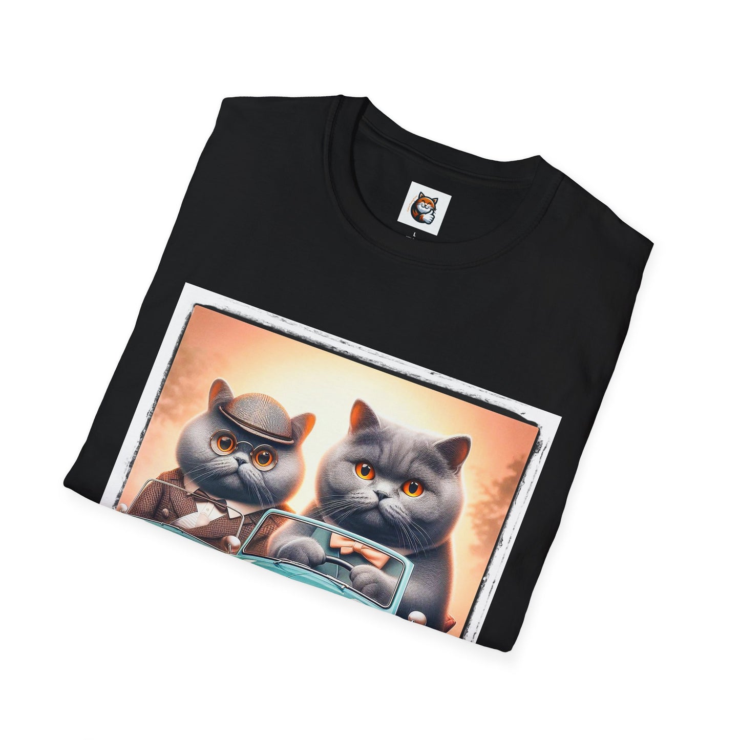 Wacky British Shorthair Unisex Softstyle T-Shirt