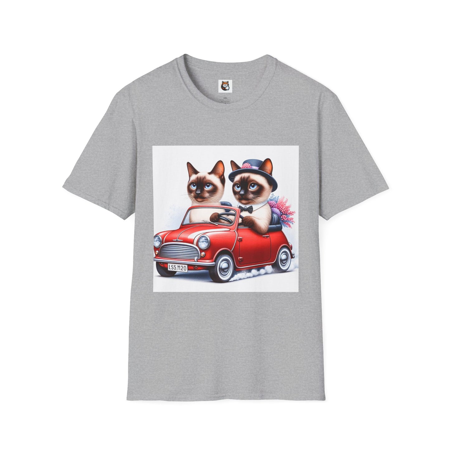 Wacky Siamese Cat friends driving