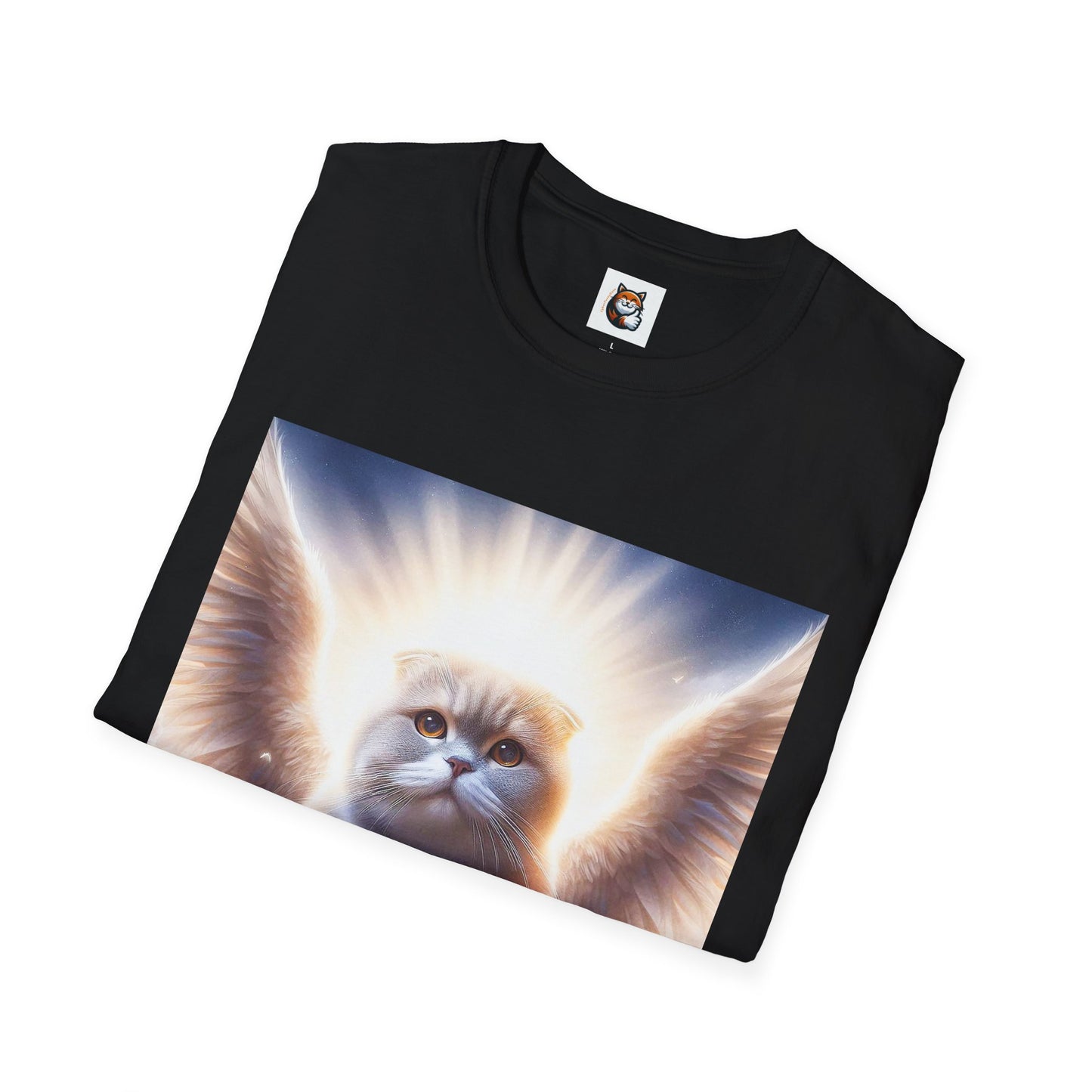 Scottish Fold Cat pretty Angel   T-Shirt