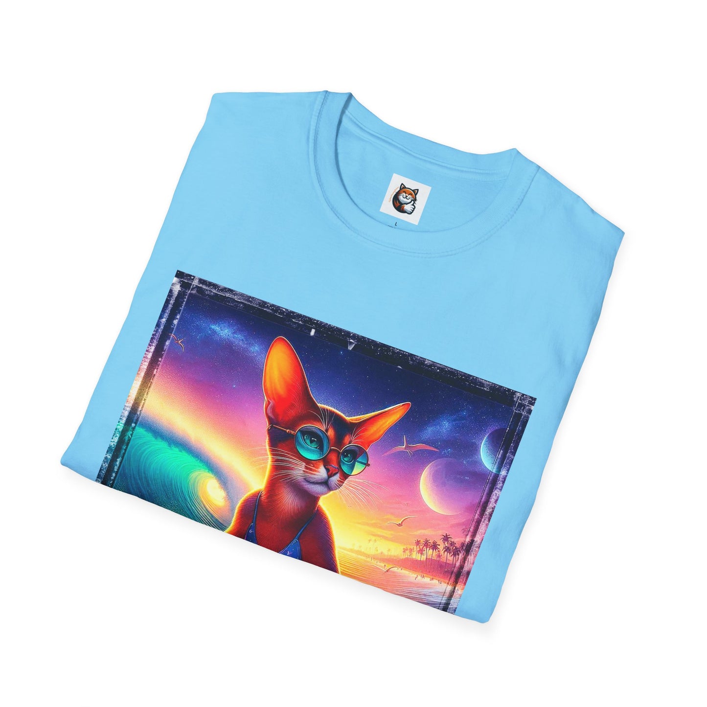 Abyssinian surfer Softstyle T-Shirt