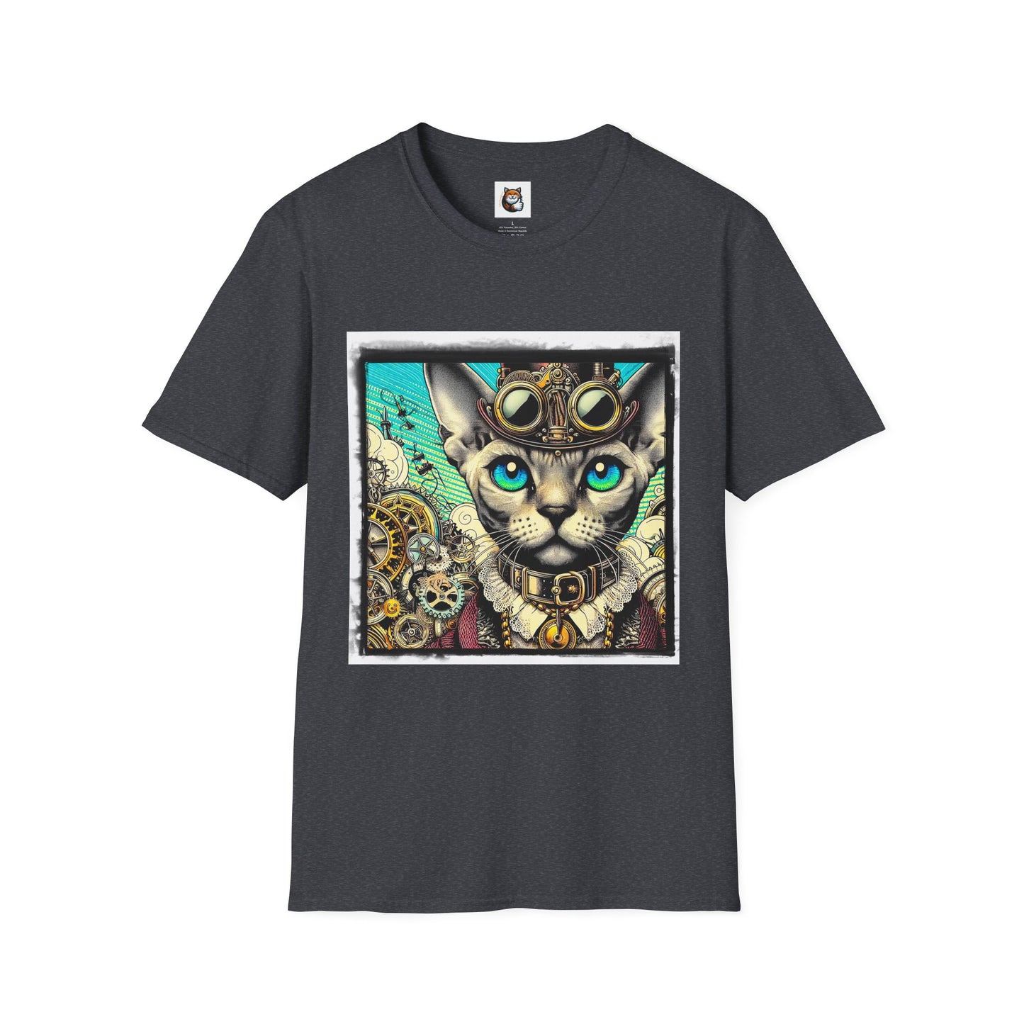 Devon Rex Cat Unisex Softstyle T-Shirt