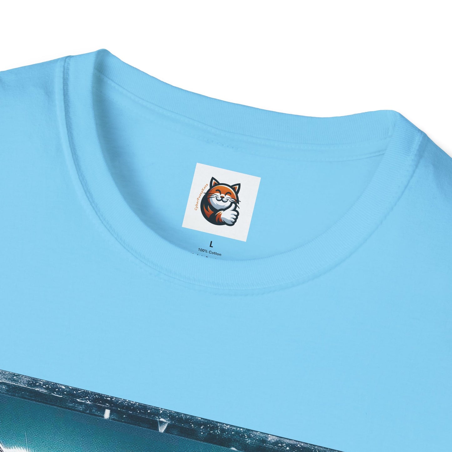 Wacky British Shorthair tiny red car Softstyle T-Shirt