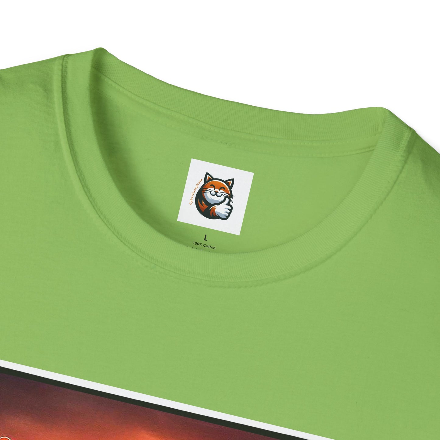 Wacky  Devon Rex Cats driving  Unisex Softstyle T-Shirt