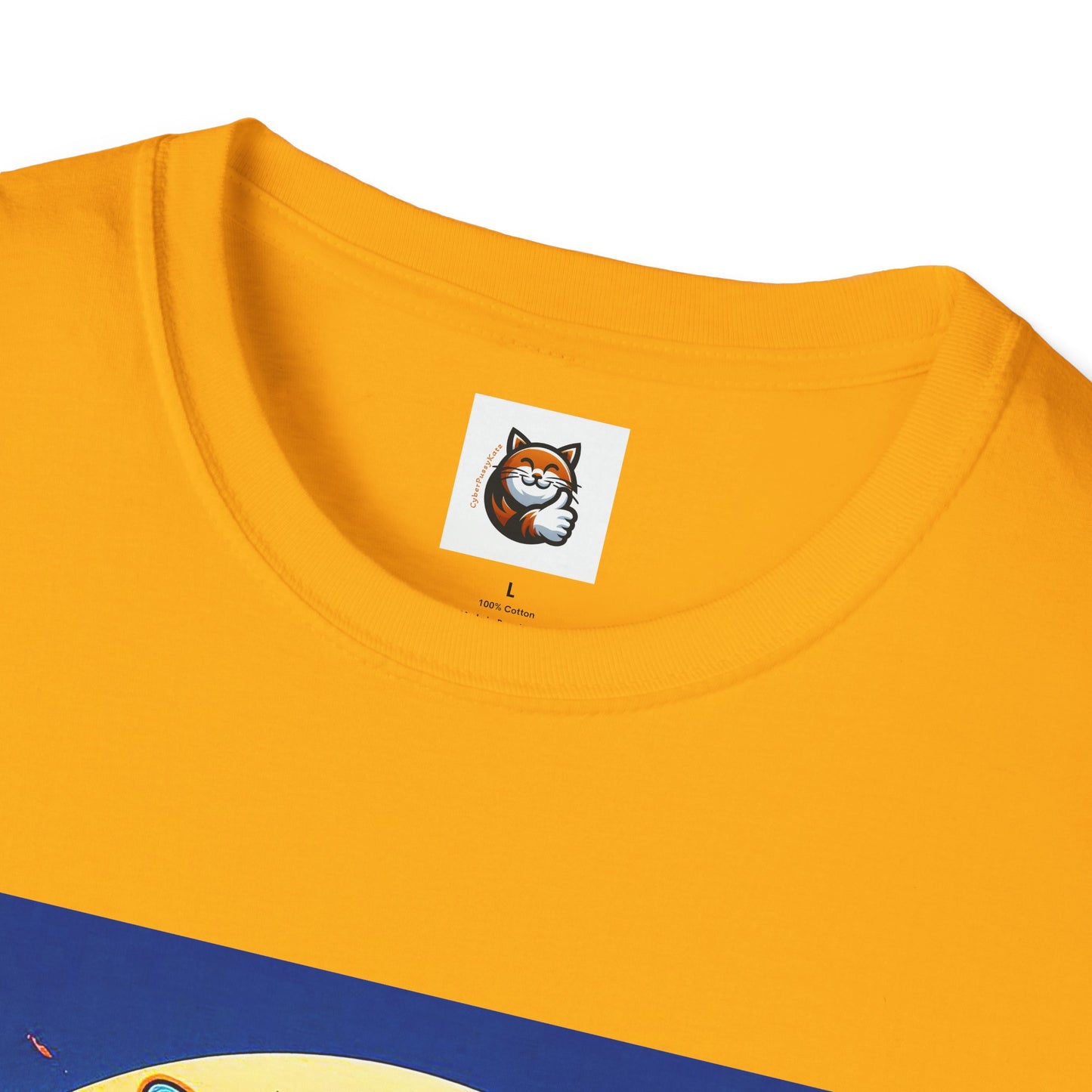 Russian Blue Cat Unisex Softstyle T-Shirt
