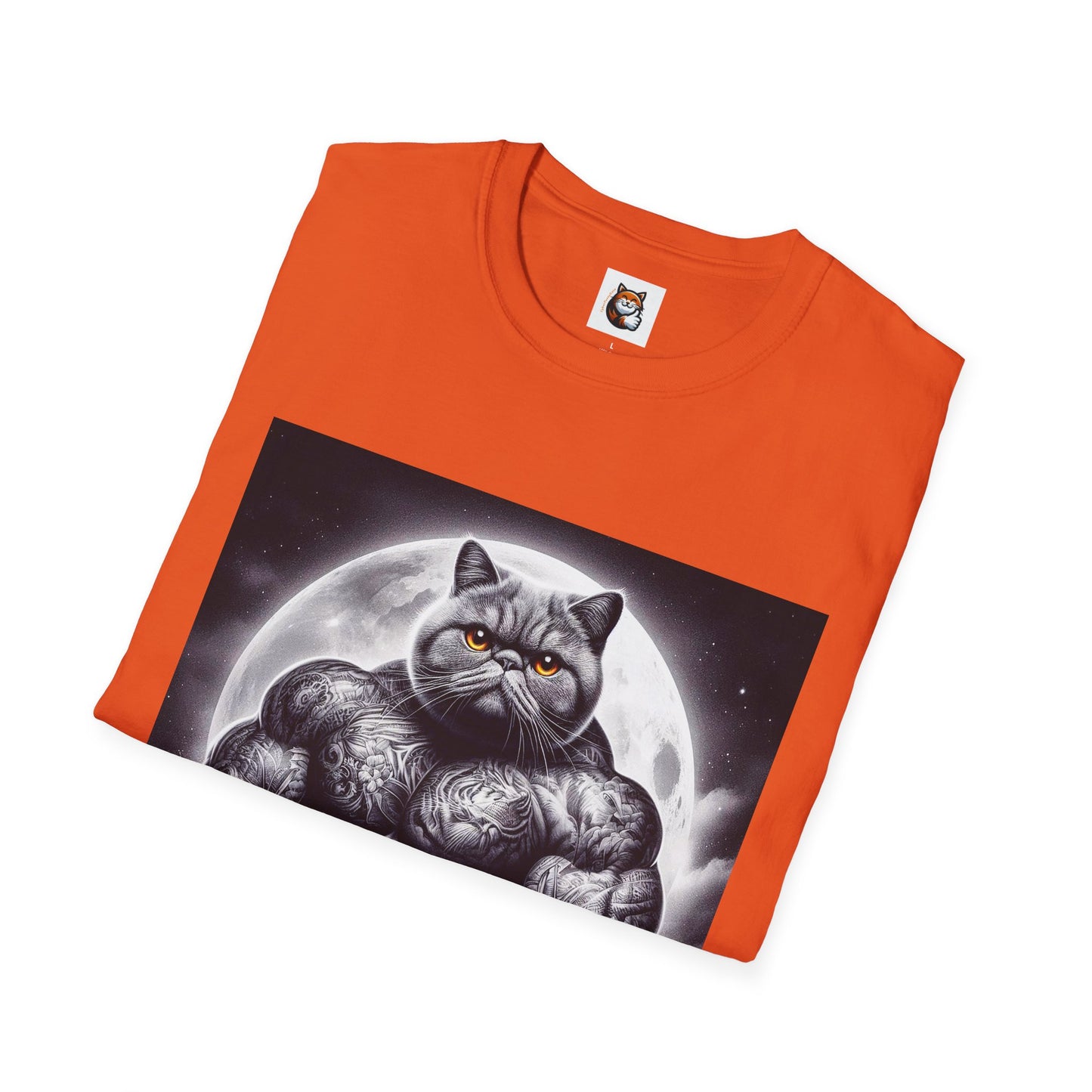 Exotic Shorthair Cat Unisex Softstyle T-Shirt
