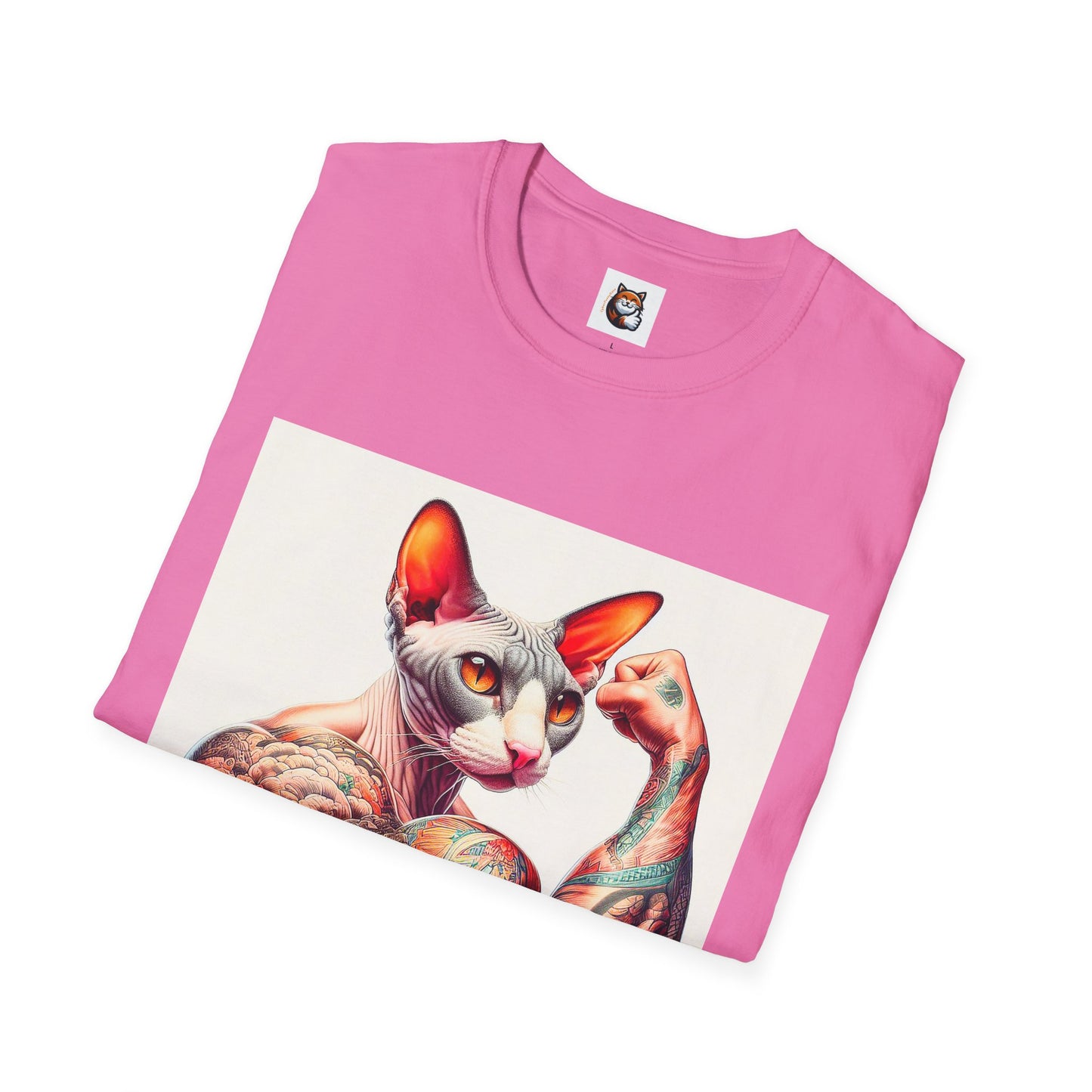 Cornish Rex Cat muscles  T-Shirt