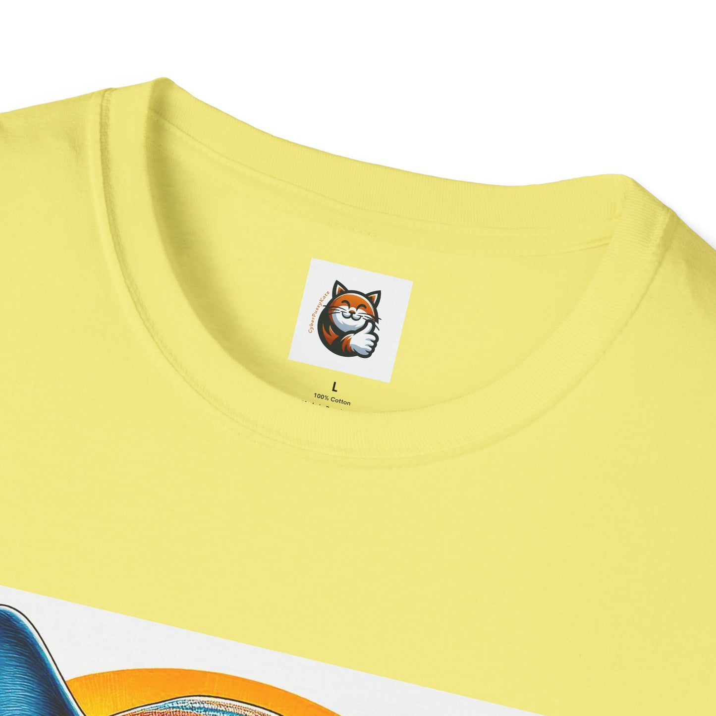 Russian Blue Cat Unisex Softstyle T-Shirt