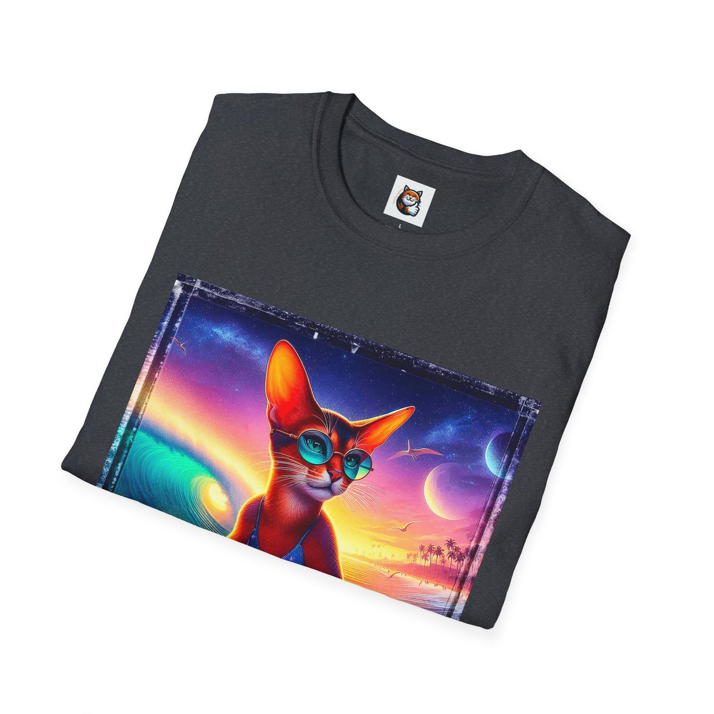 Abyssinian surfer Softstyle T-Shirt