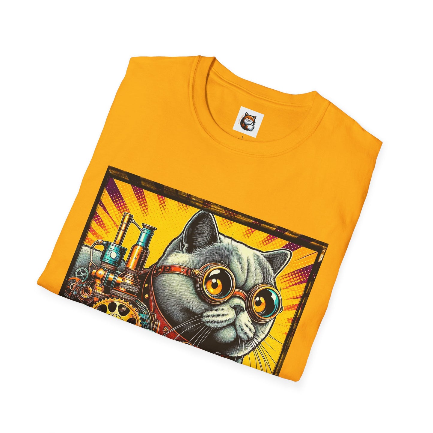 British Shorthair steam punk Softstyle T-Shirt