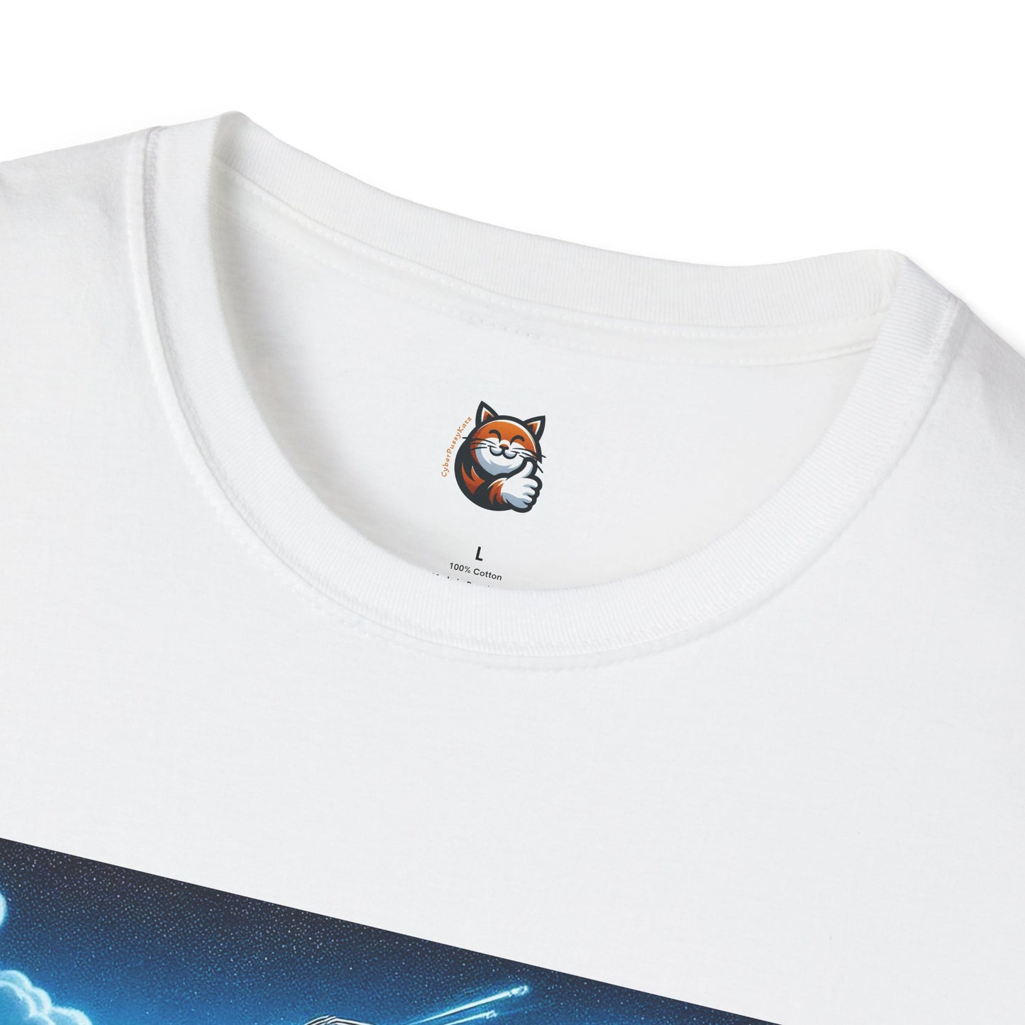 Russian Blue Cat pretty night T-Shirt