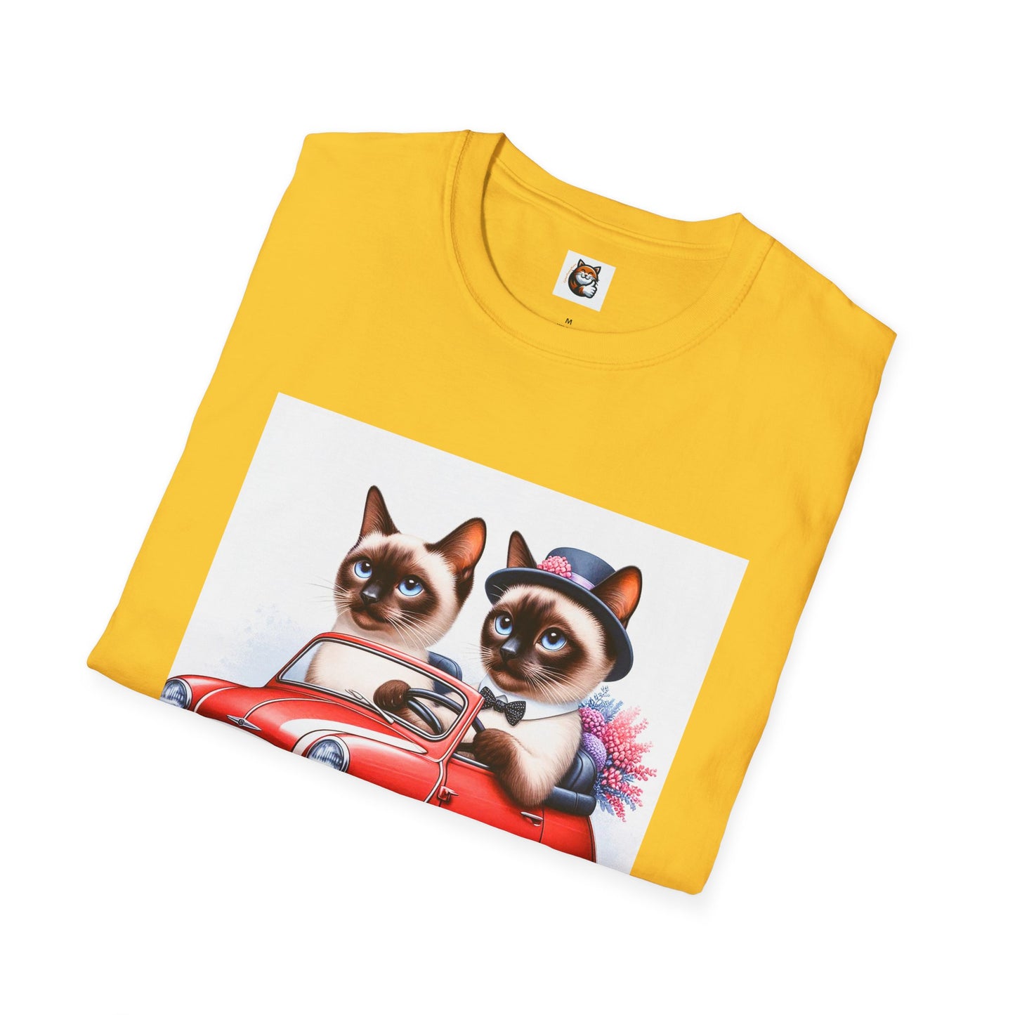 Wacky Siamese Cat friends driving