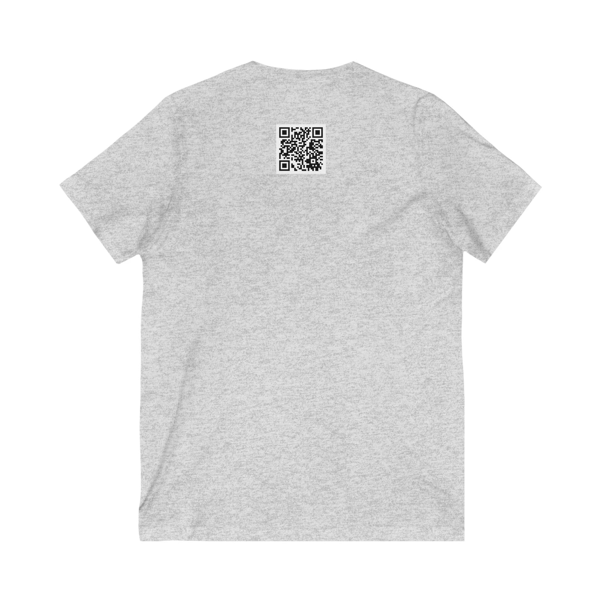 Cornish Rex Cat Unisex Jersey Short Sleeve V-Neck Tee by Printify