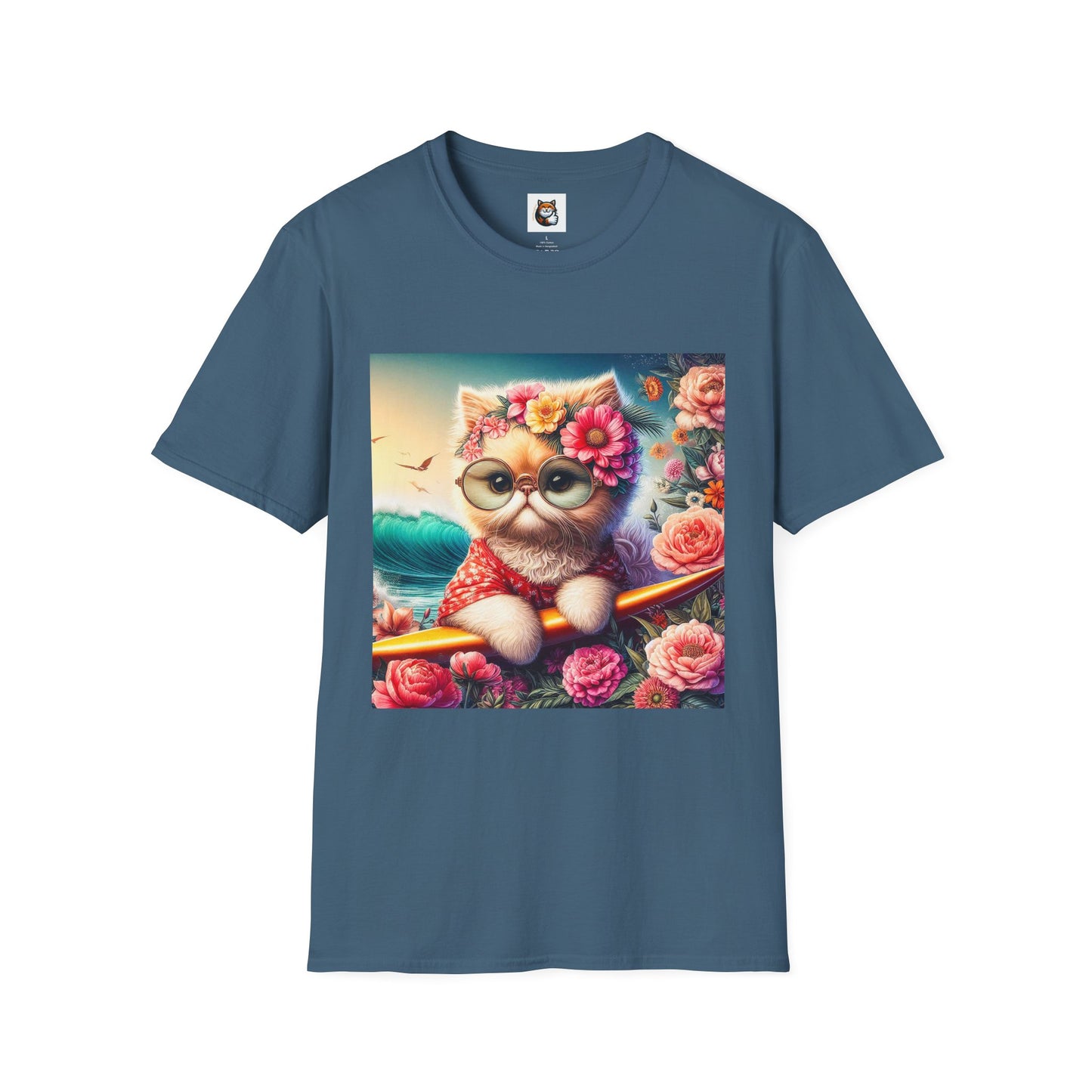Selkirk Rex Cat T-Shirt beach babe