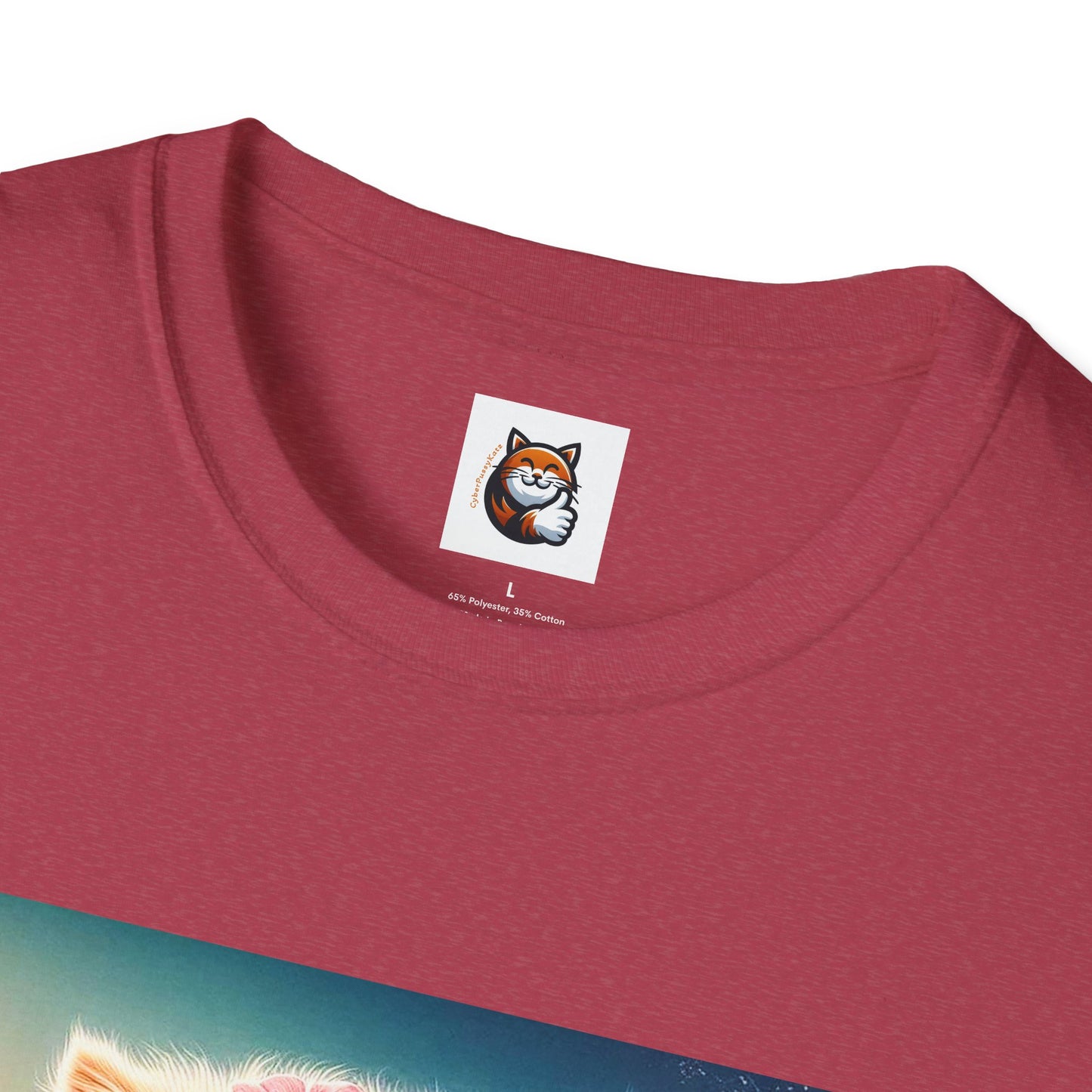 Selkirk Rex Cat T-Shirt beach babe
