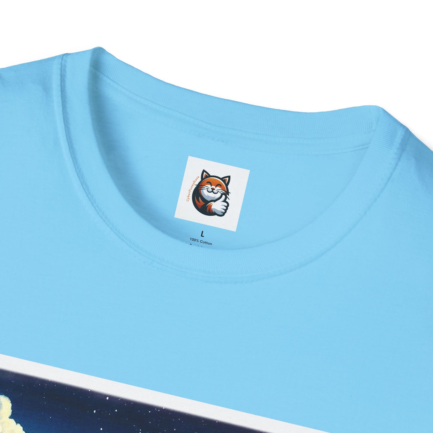 Wacky Exotic Shorthair Cat Unisex Softstyle T-Shirt