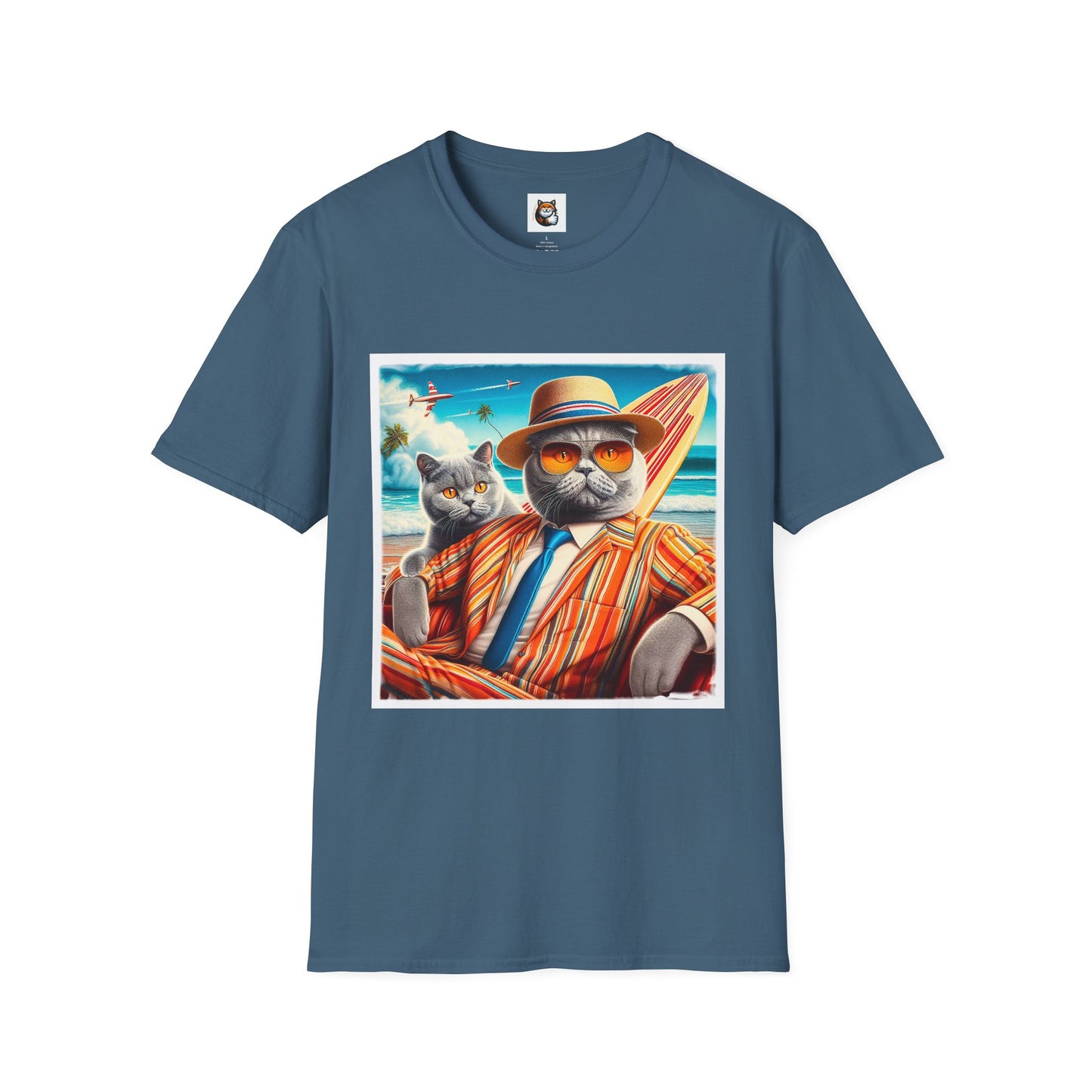 British Shorthair man in suit Softstyle T-Shirt
