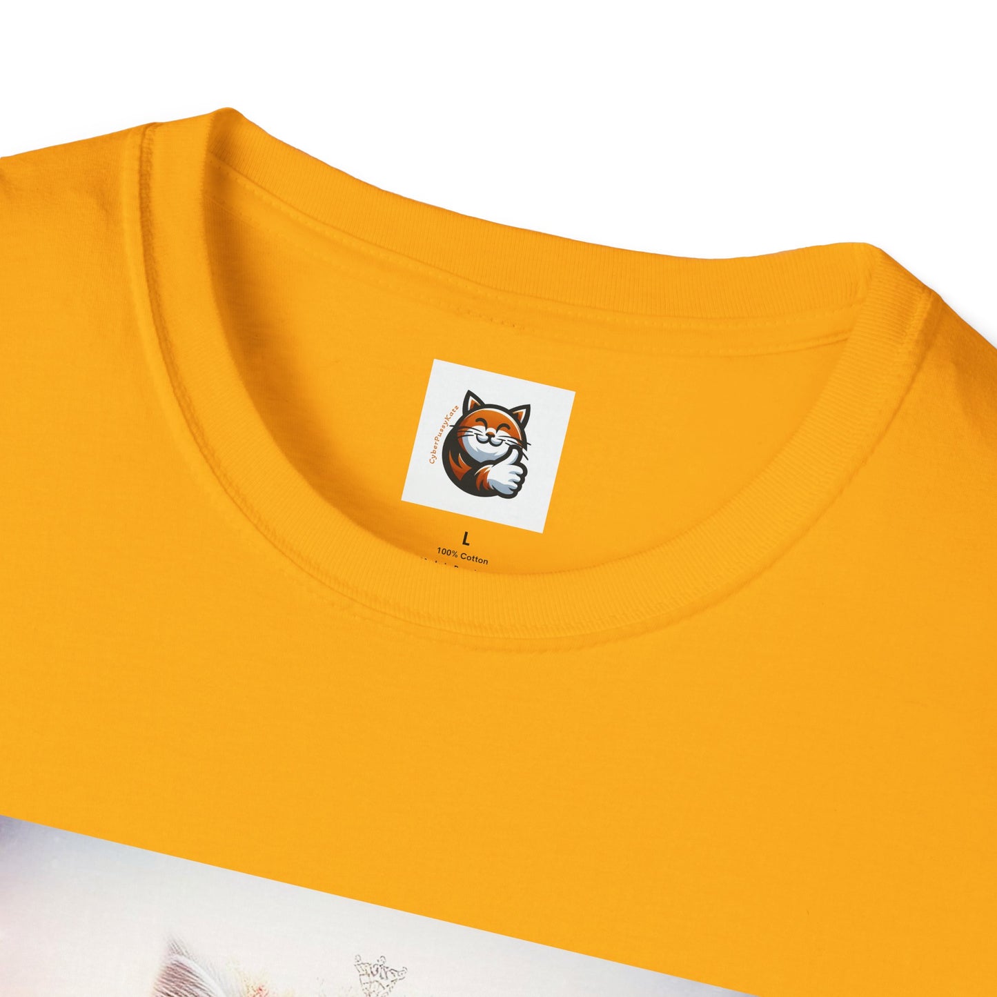 Selkirk Rex Cat T-Shirt flower Angel