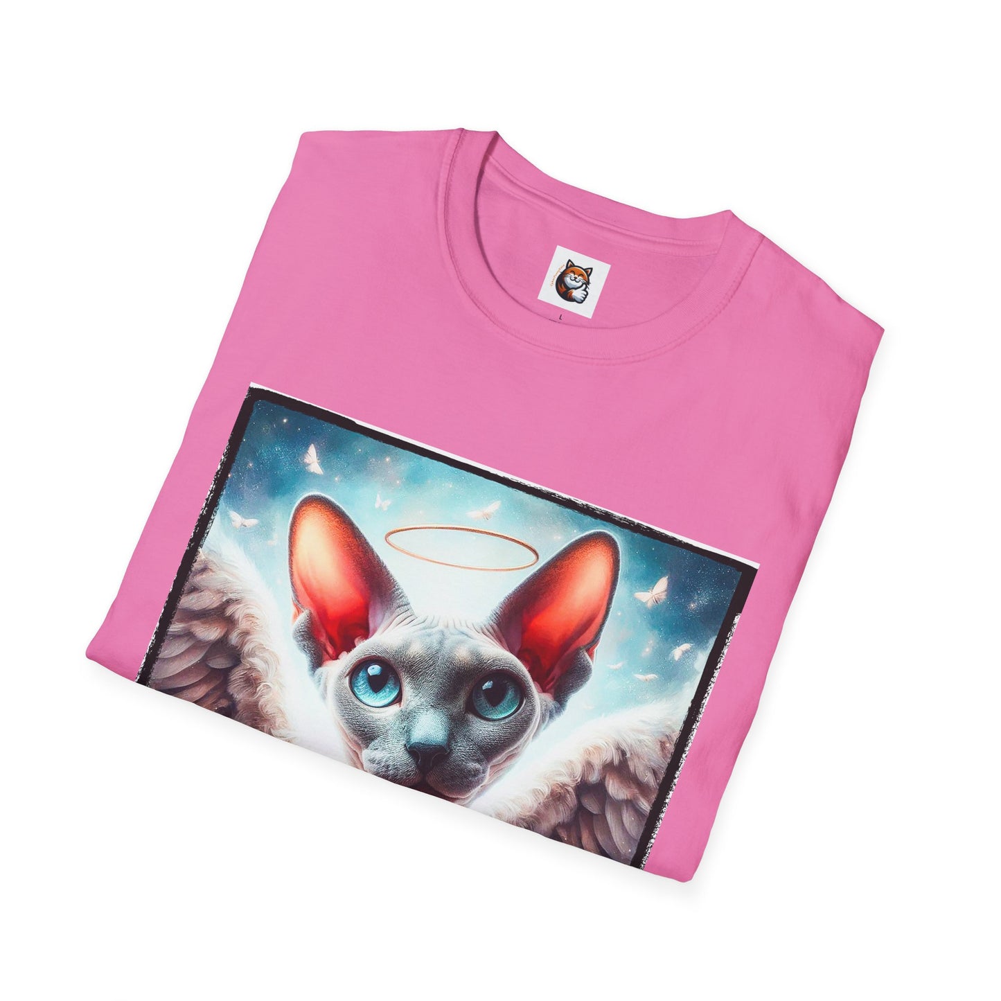 Cornish Rex Cat heavenly Angel  T-Shirt