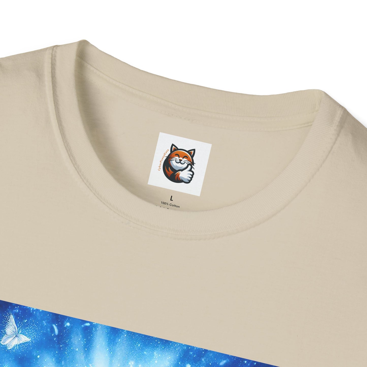 Russian Blue Cat Unisex Softstyle T-Shirt