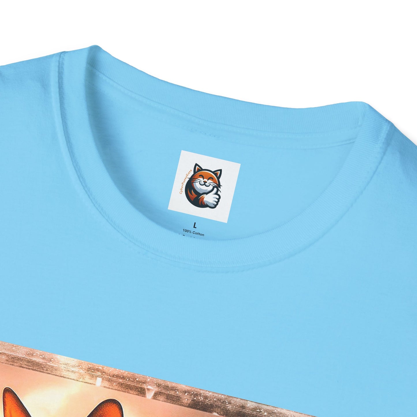 Wacky  Devon Rex Cat Unisex Softstyle T-Shirt