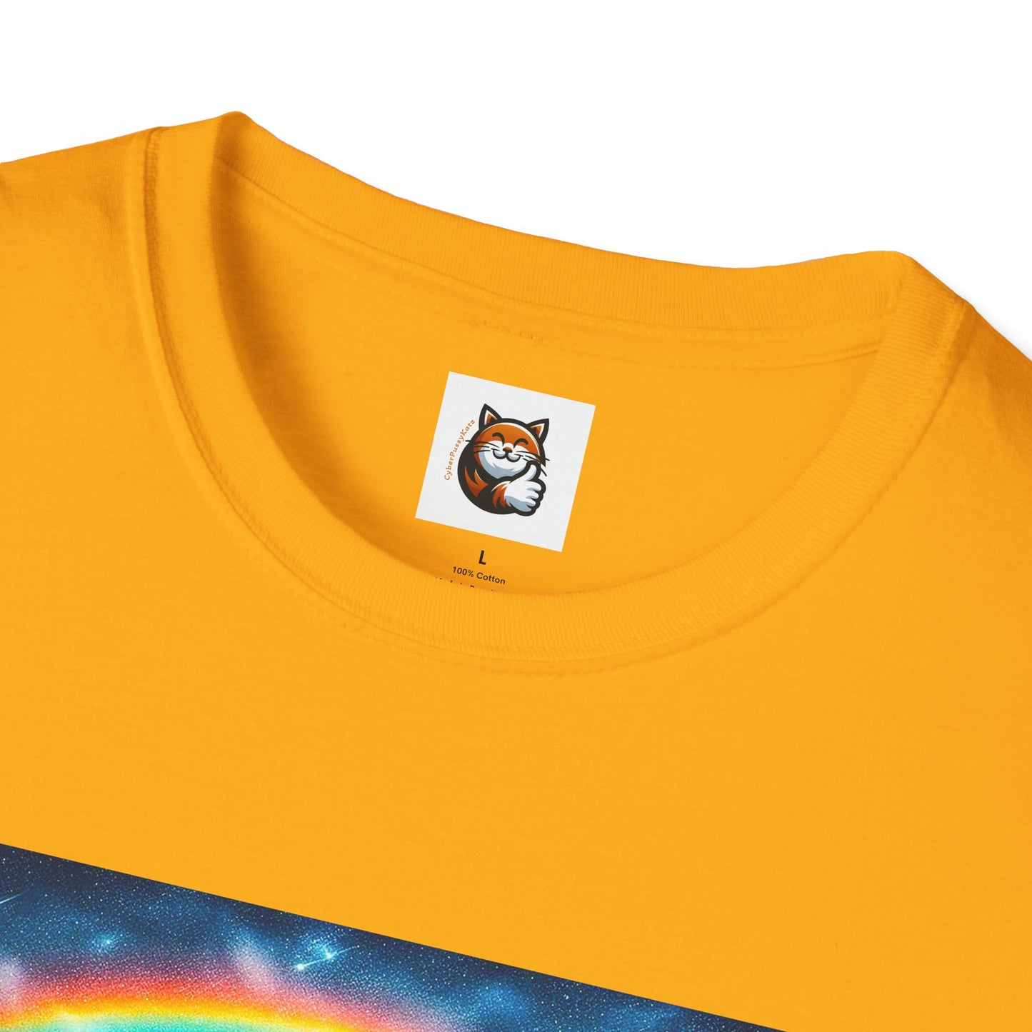 Selkirk Rex Cat T-Shirt  rainbow bridge