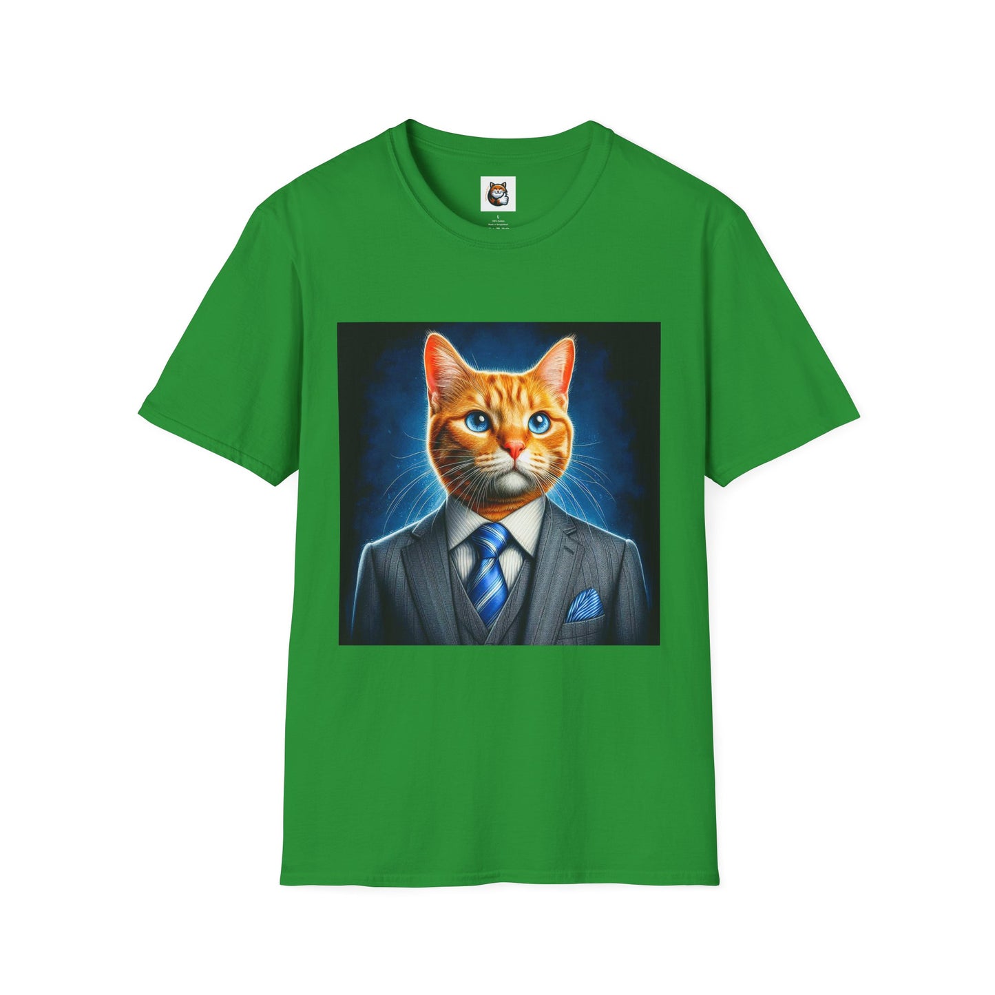 Domestic Cat Unisex suit and tie T-Shirt