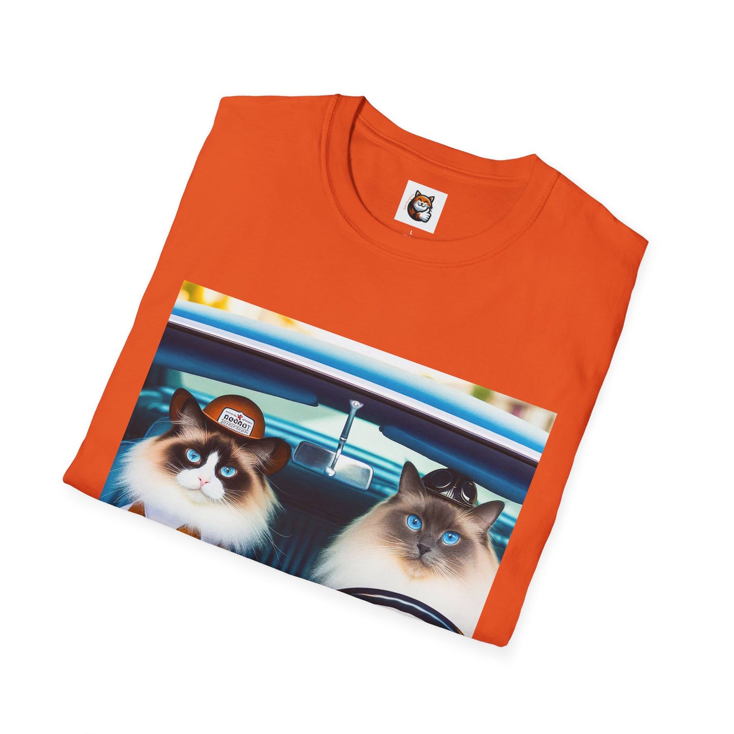 Wacky Ragdoll fun couple driving T-Shirt