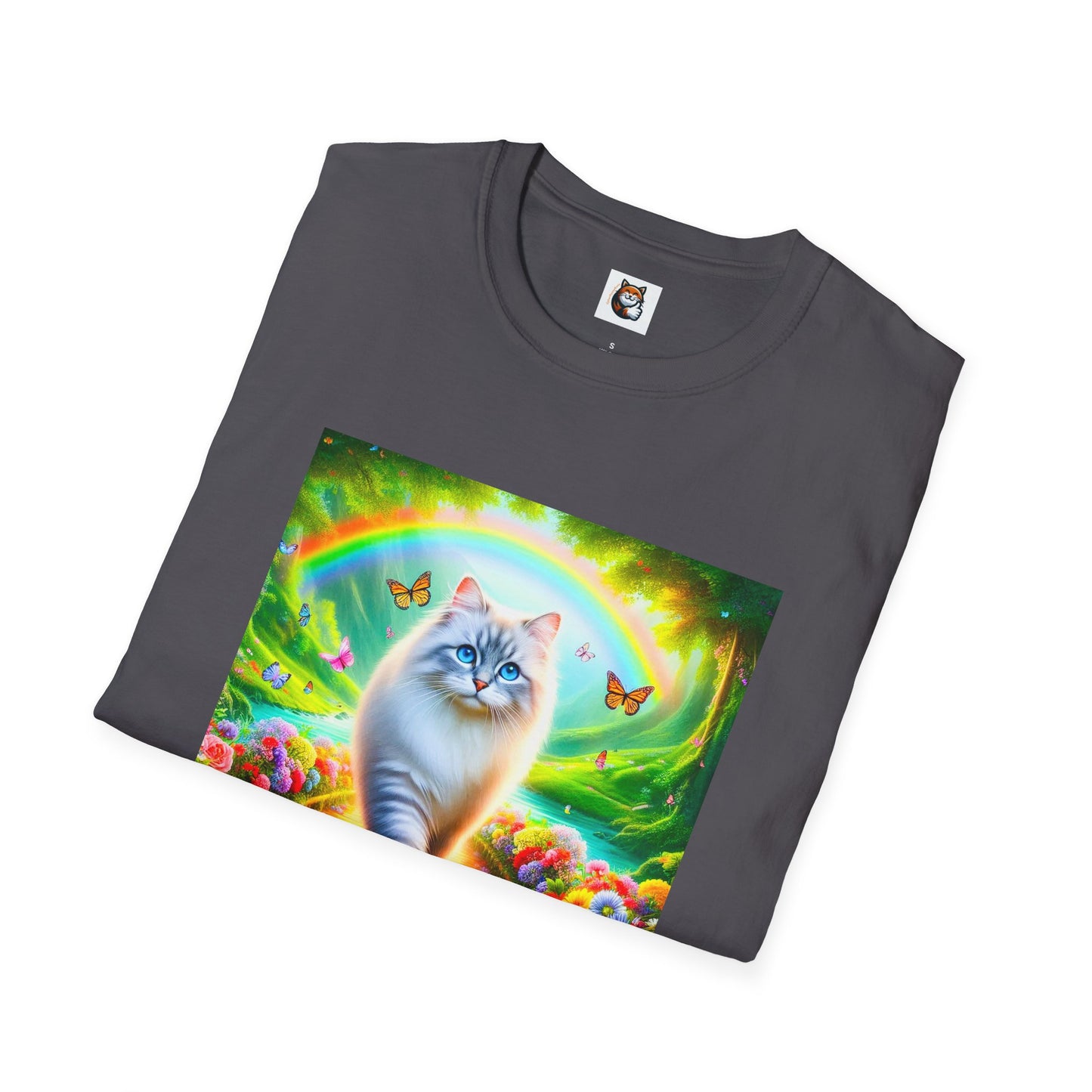 Siberian Cat pretty garden shirt