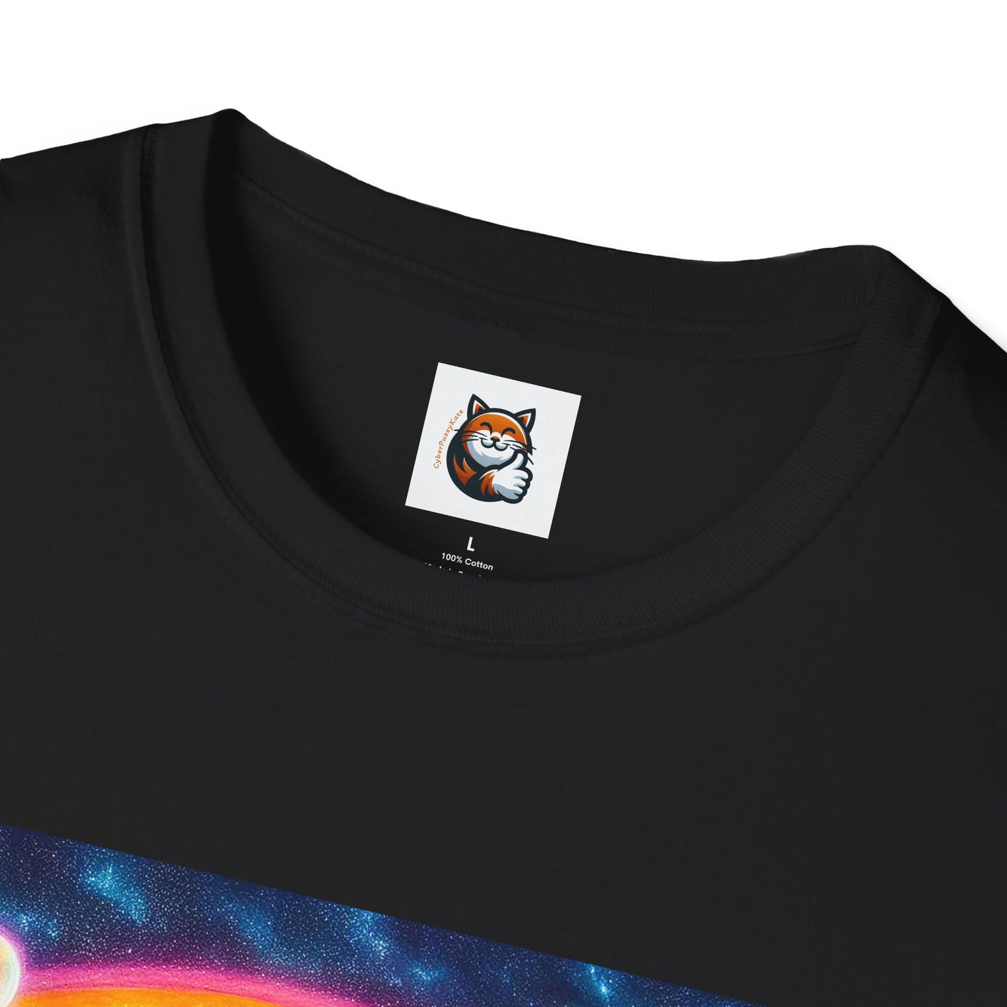 Scottish Fold Cat pretty rainbow  T-Shirt