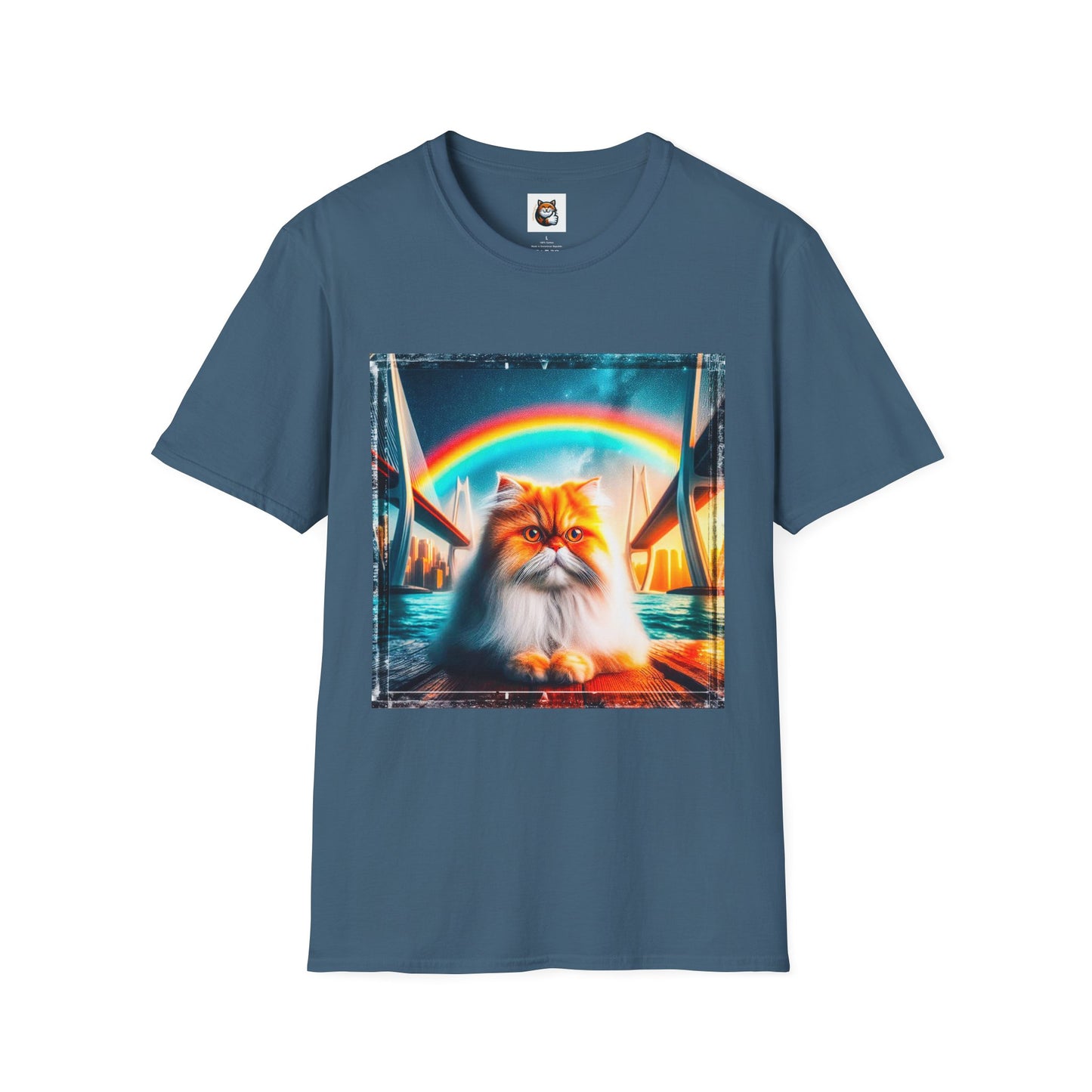 Persian Cat Unisex Softstyle T-Shirt