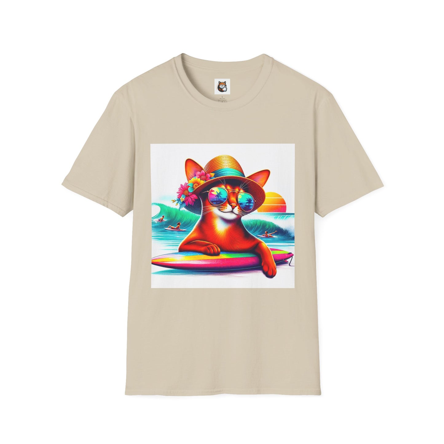 Abyssinian surfer Softstyle T-Shirt