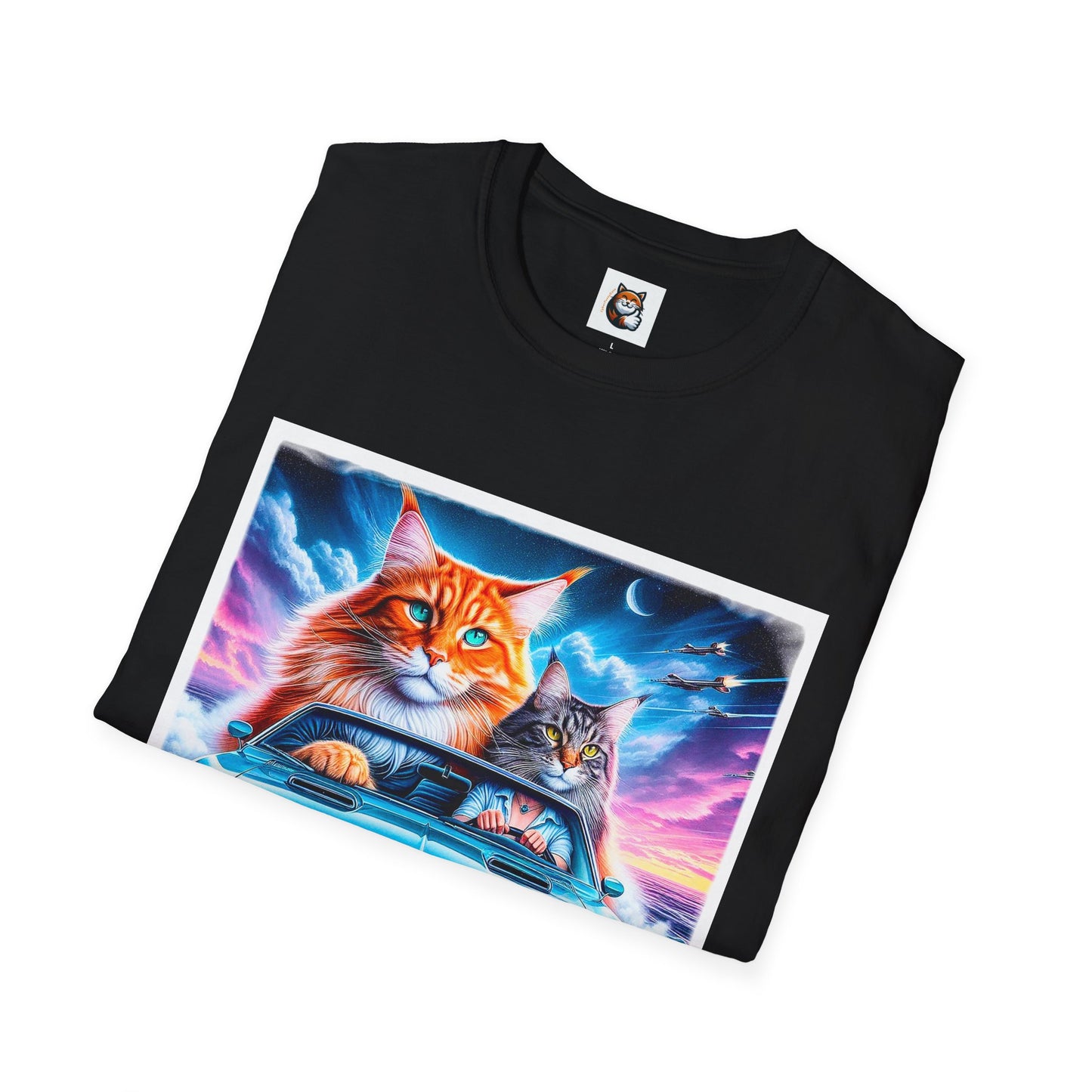 Wacky Maine Coon Unisex Softstyle T-Shirt