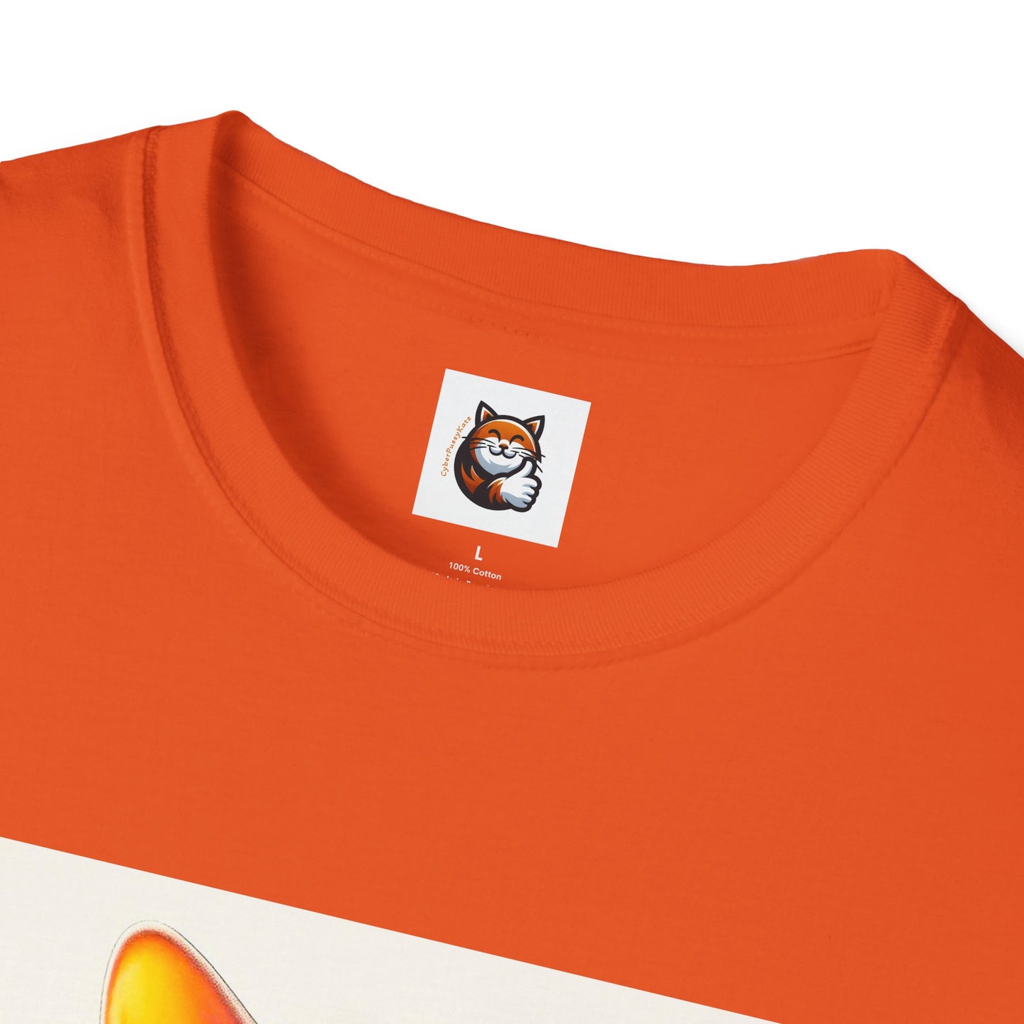 Devon Rex Cat surfing beauty  Softstyle T-Shirt