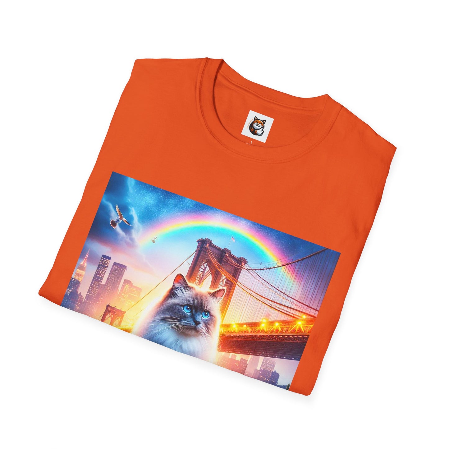Ragdoll Unisex  rainbow bridge T-Shirt