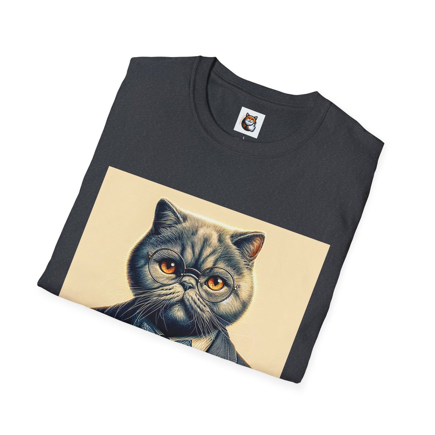 Selkirk Rex Cat T-Shirt business professional