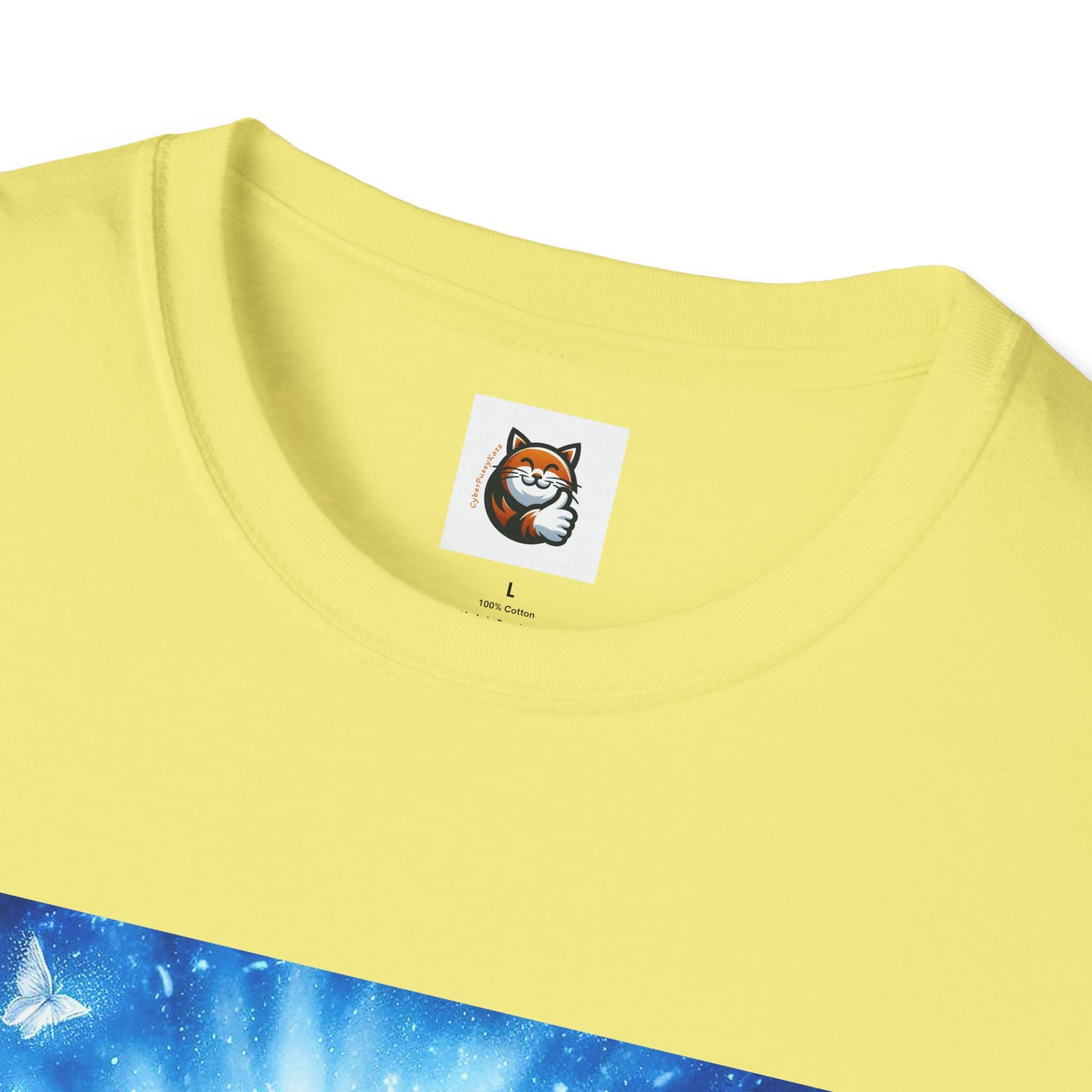 Russian Blue Cat Unisex Softstyle T-Shirt