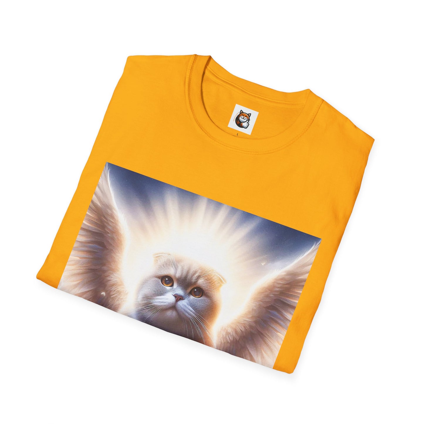 Scottish Fold Cat pretty Angel   T-Shirt