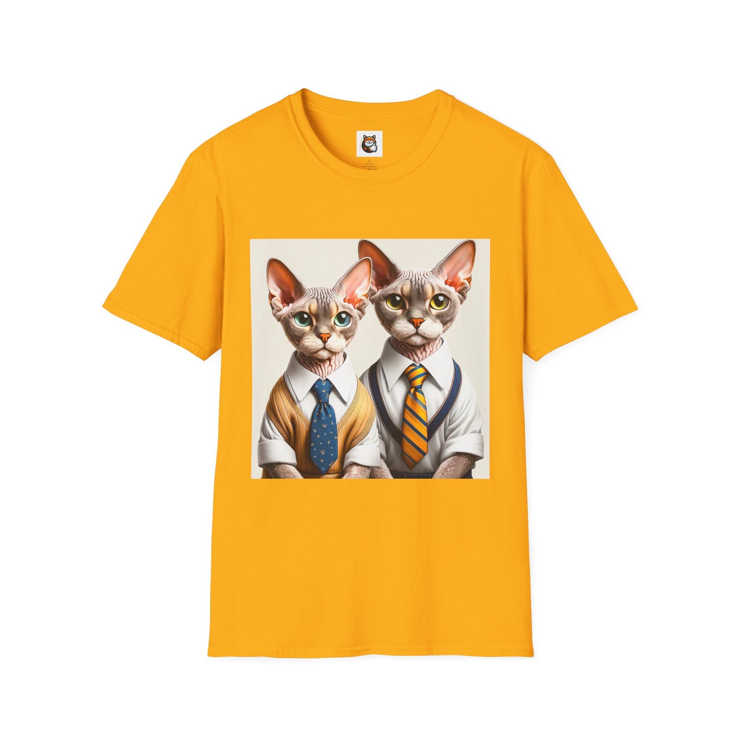 Devon Rex Cat suits Softstyle T-Shirt