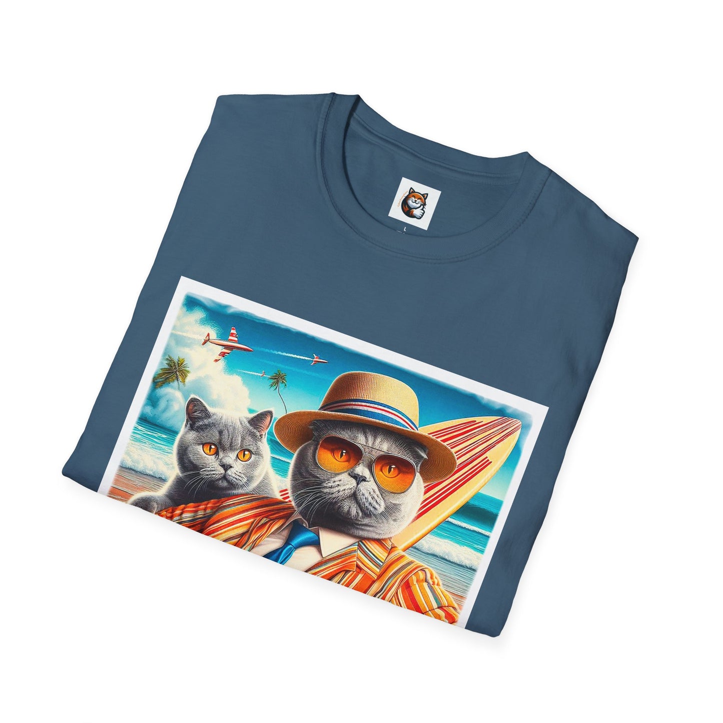 British Shorthair man in suit Softstyle T-Shirt