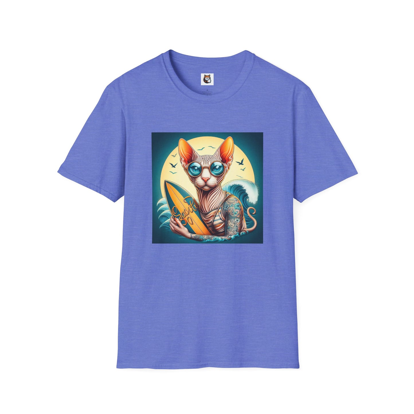 Sphynx Cat surfer