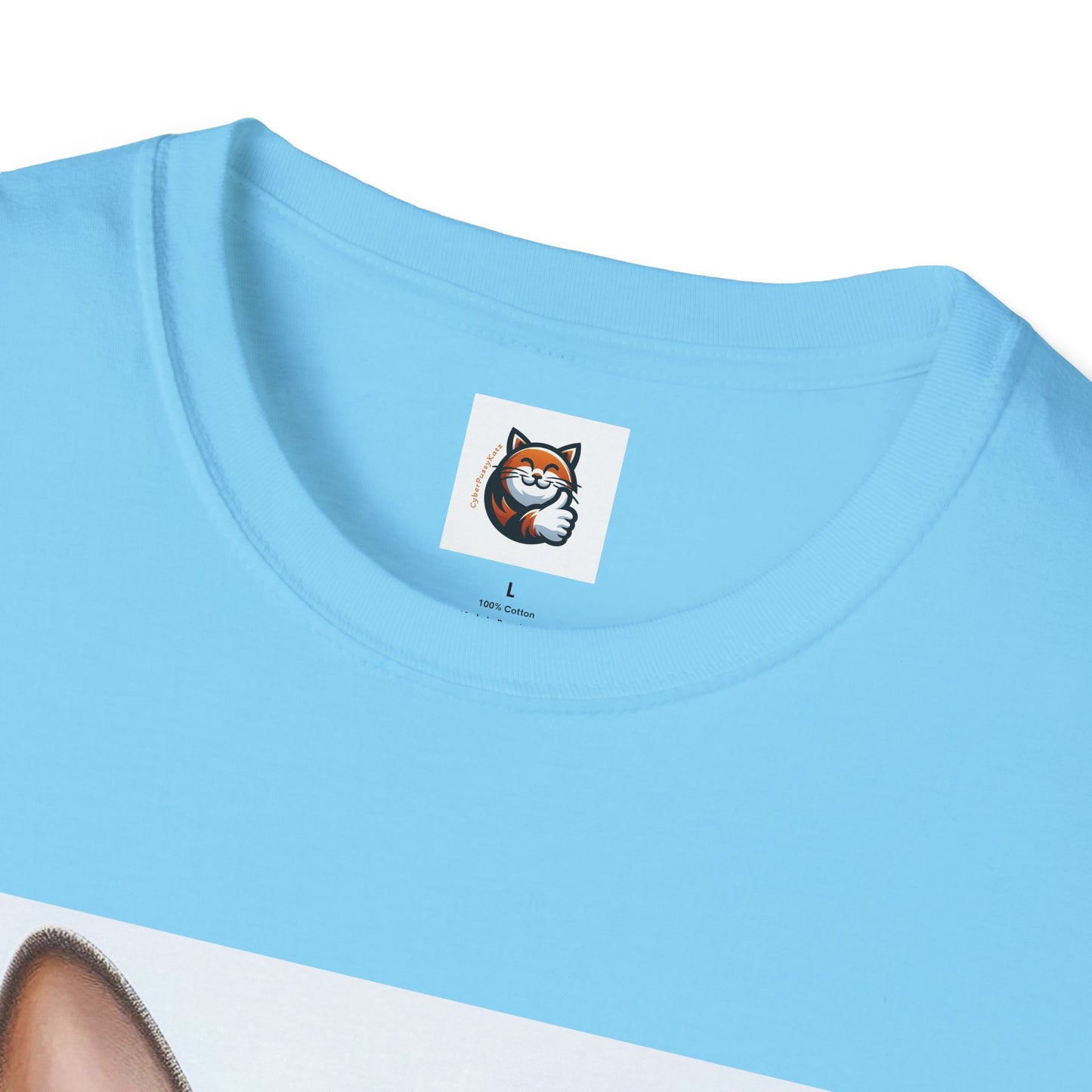 Devon Rex Cat business man Softstyle T-Shirt