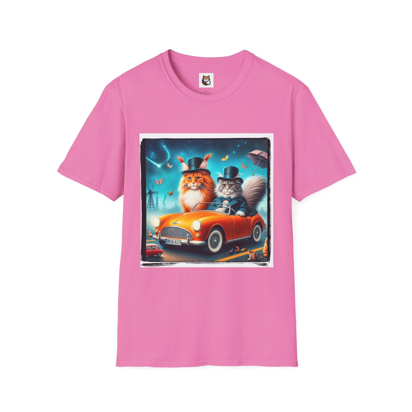 Wacky Maine Coon Unisex Softstyle T-Shirt