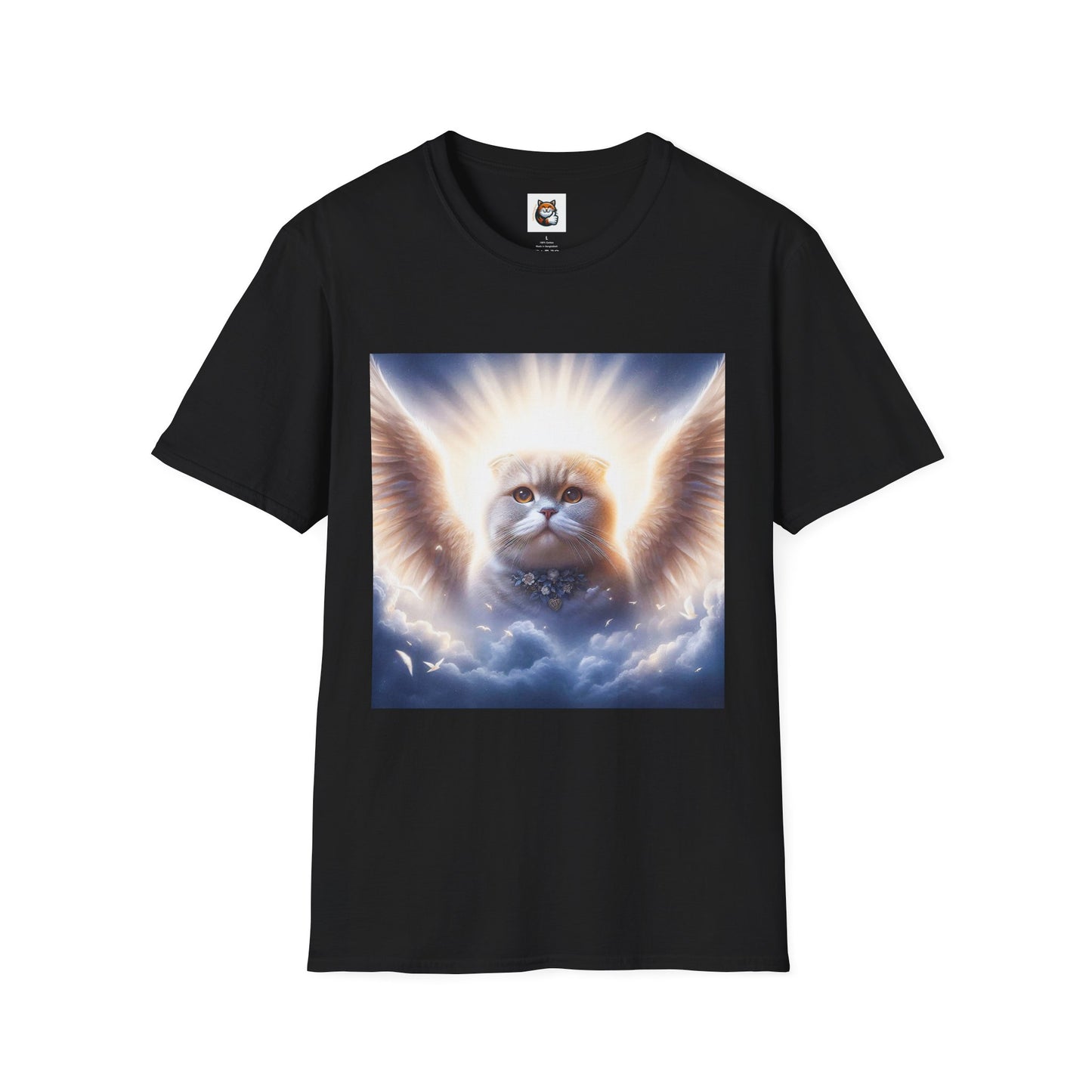 Scottish Fold Cat pretty Angel   T-Shirt