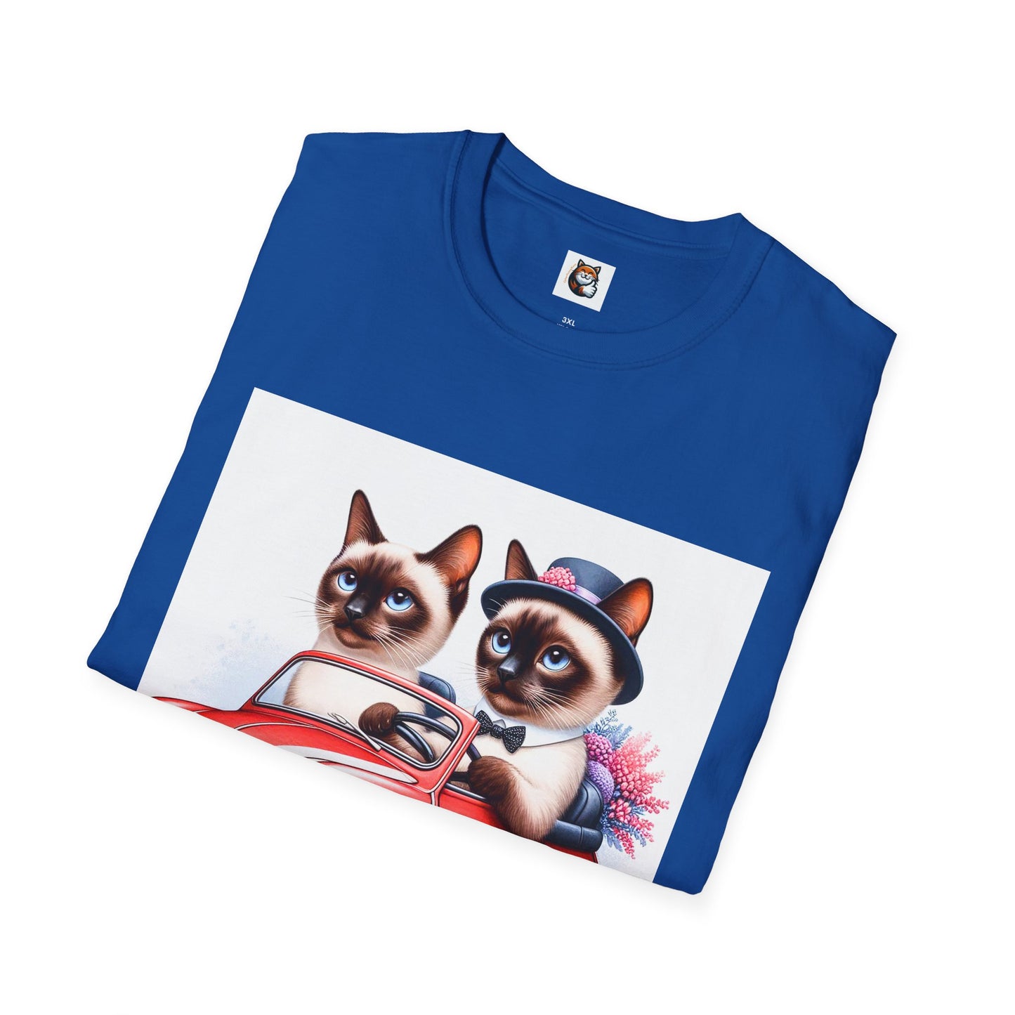 Wacky Siamese Cat friends driving