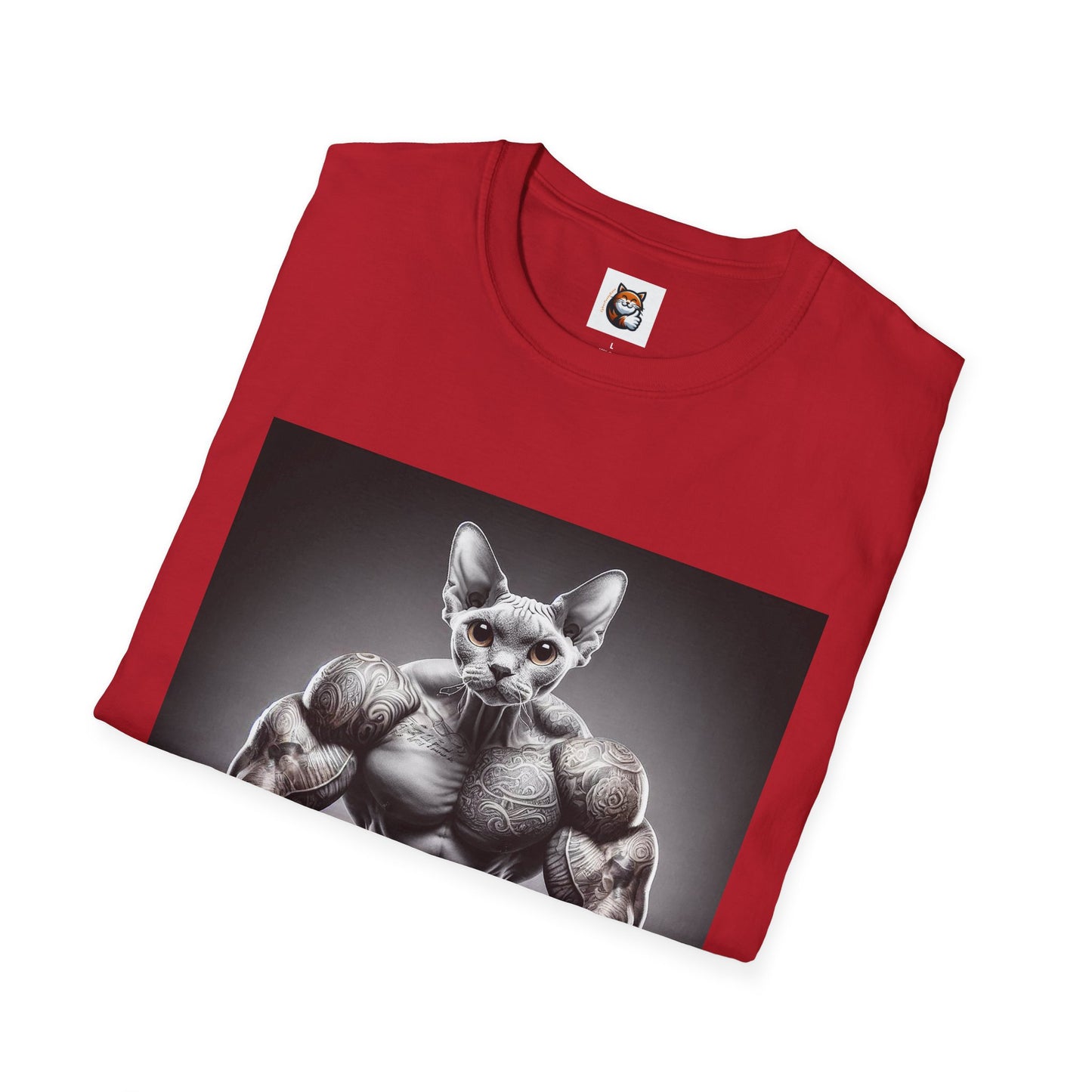 Devon Rex Cat Unisex Softstyle T-Shirt