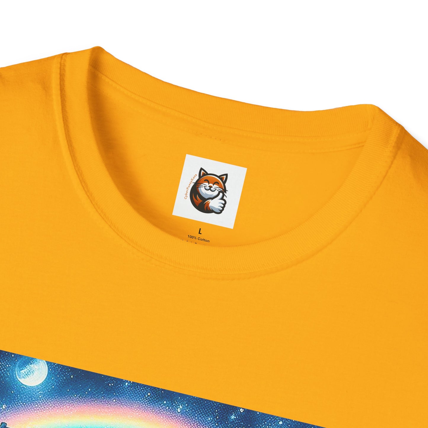 Russian Blue Cat Unisex Softstyle T-Shirt