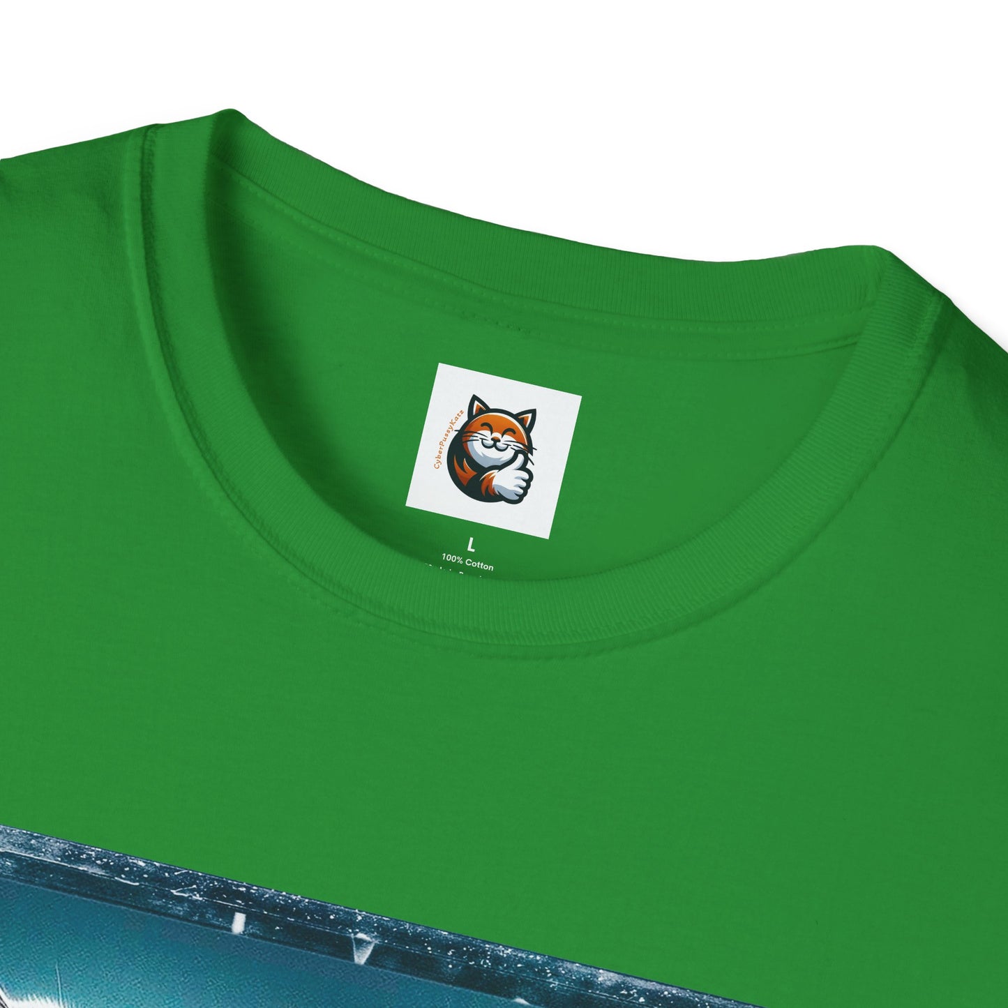 Wacky British Shorthair tiny red car Softstyle T-Shirt